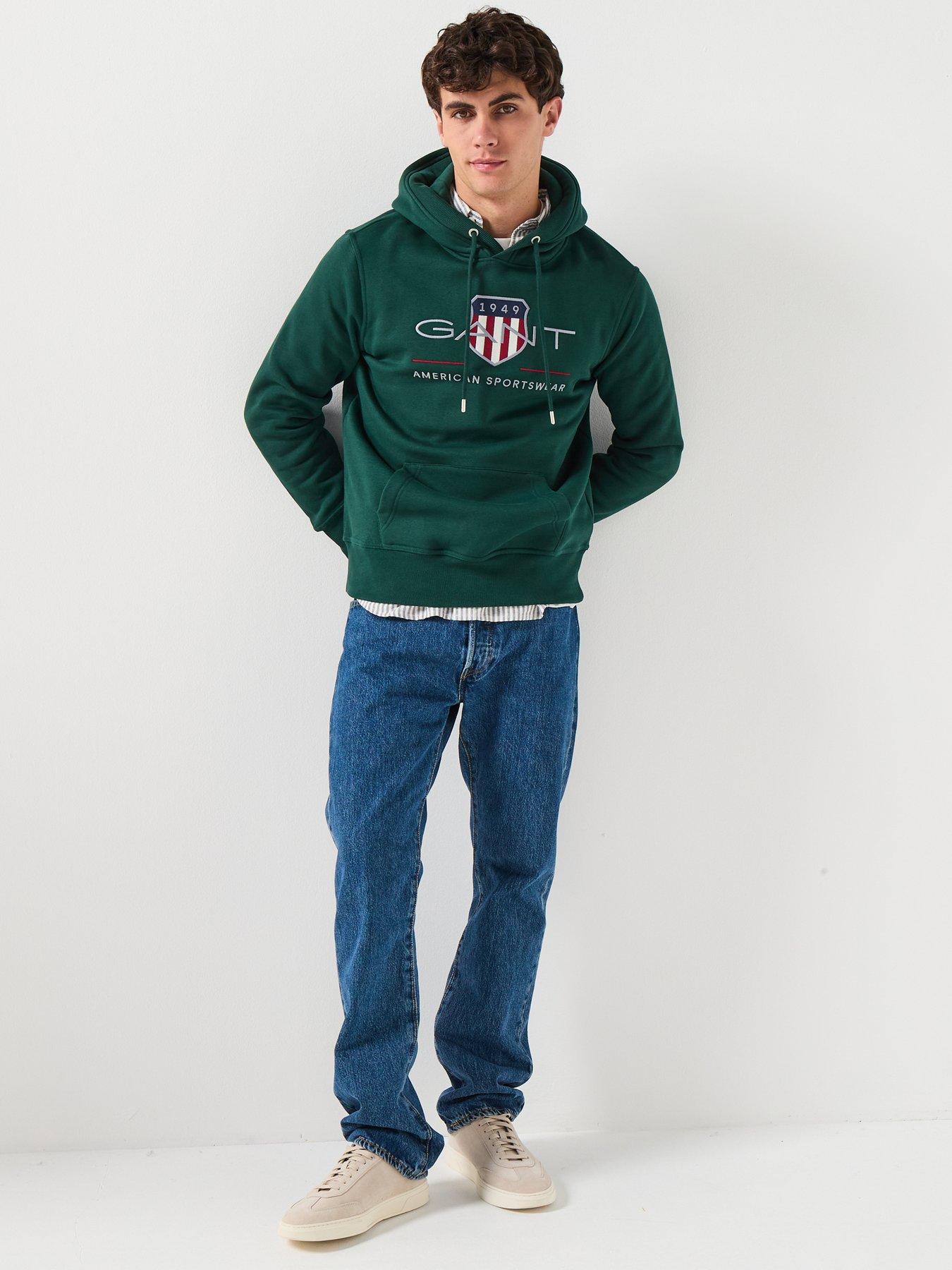gant-logo-overhead-hoodie-greenback