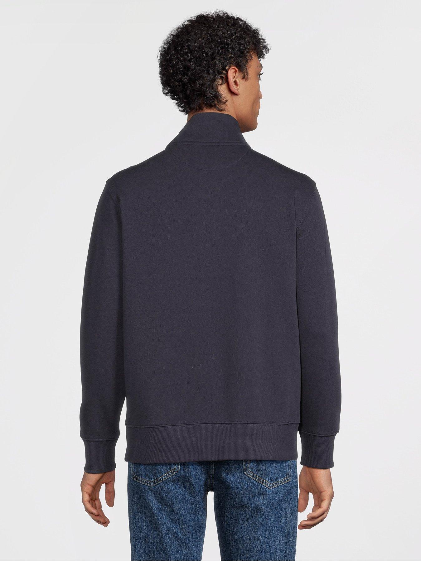 gant-regular-fit-shield-14-zip-sweat-navystillFront