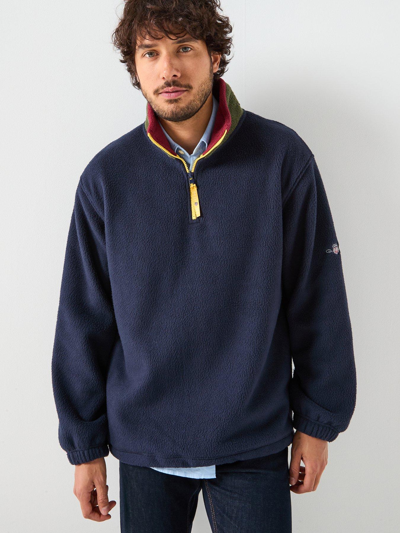 gant-colourblock-polar-fleece-14-zip-sweat-navy