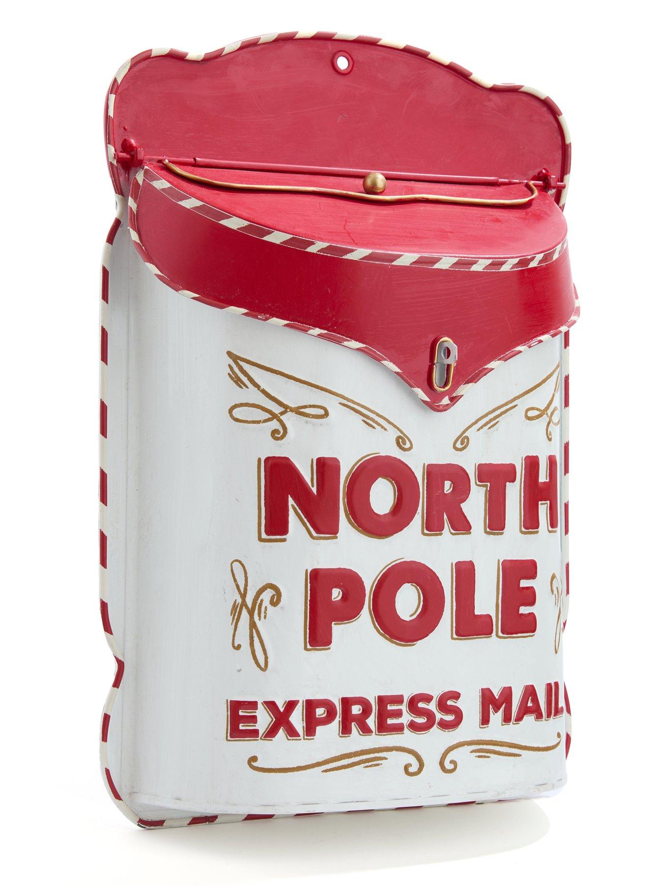 festive-39nbspcm-metal-north-pole-post-box-christmas-decorationback