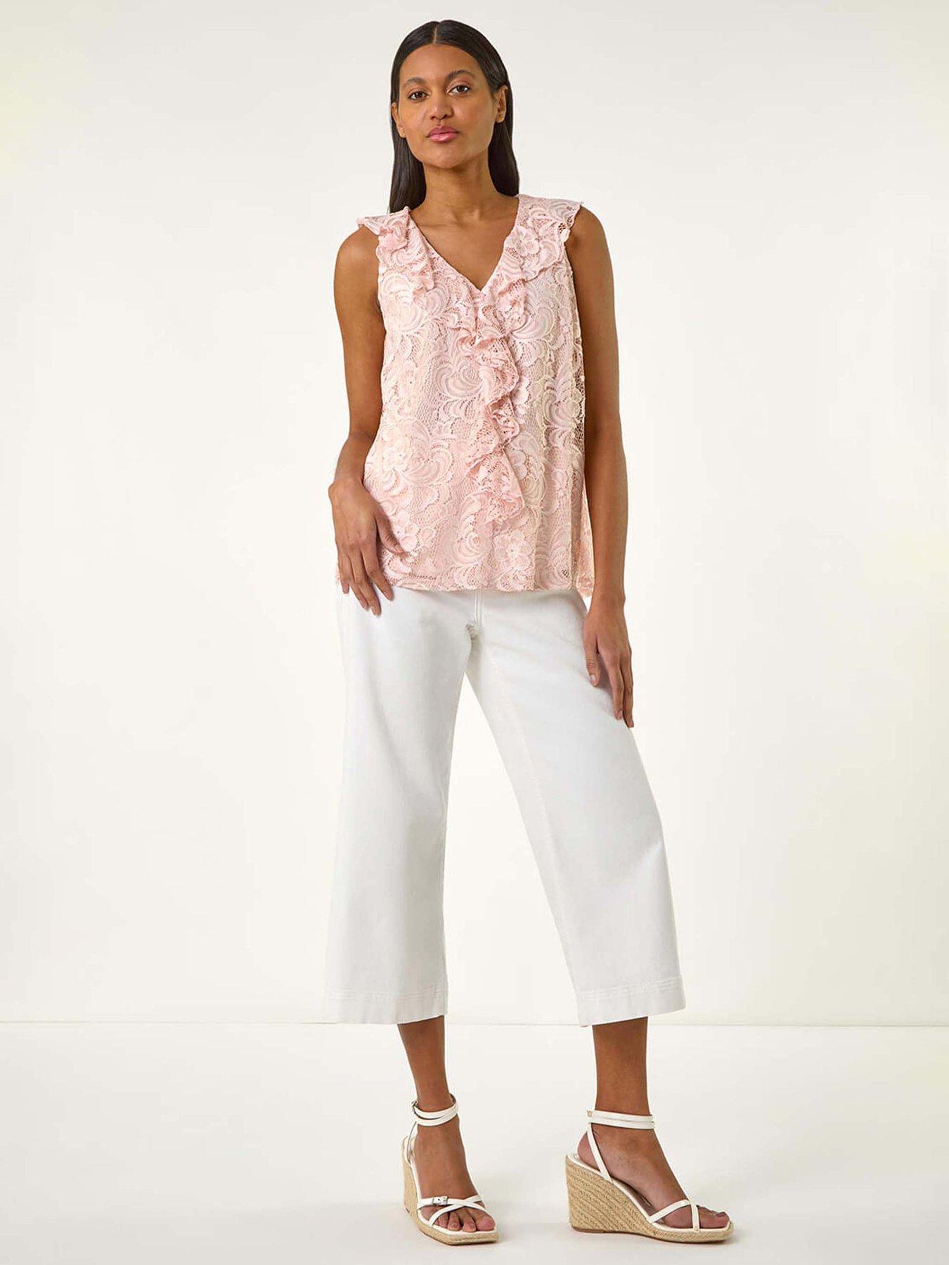 roman-lace-v-neck-ruffle-front-top-pinkback