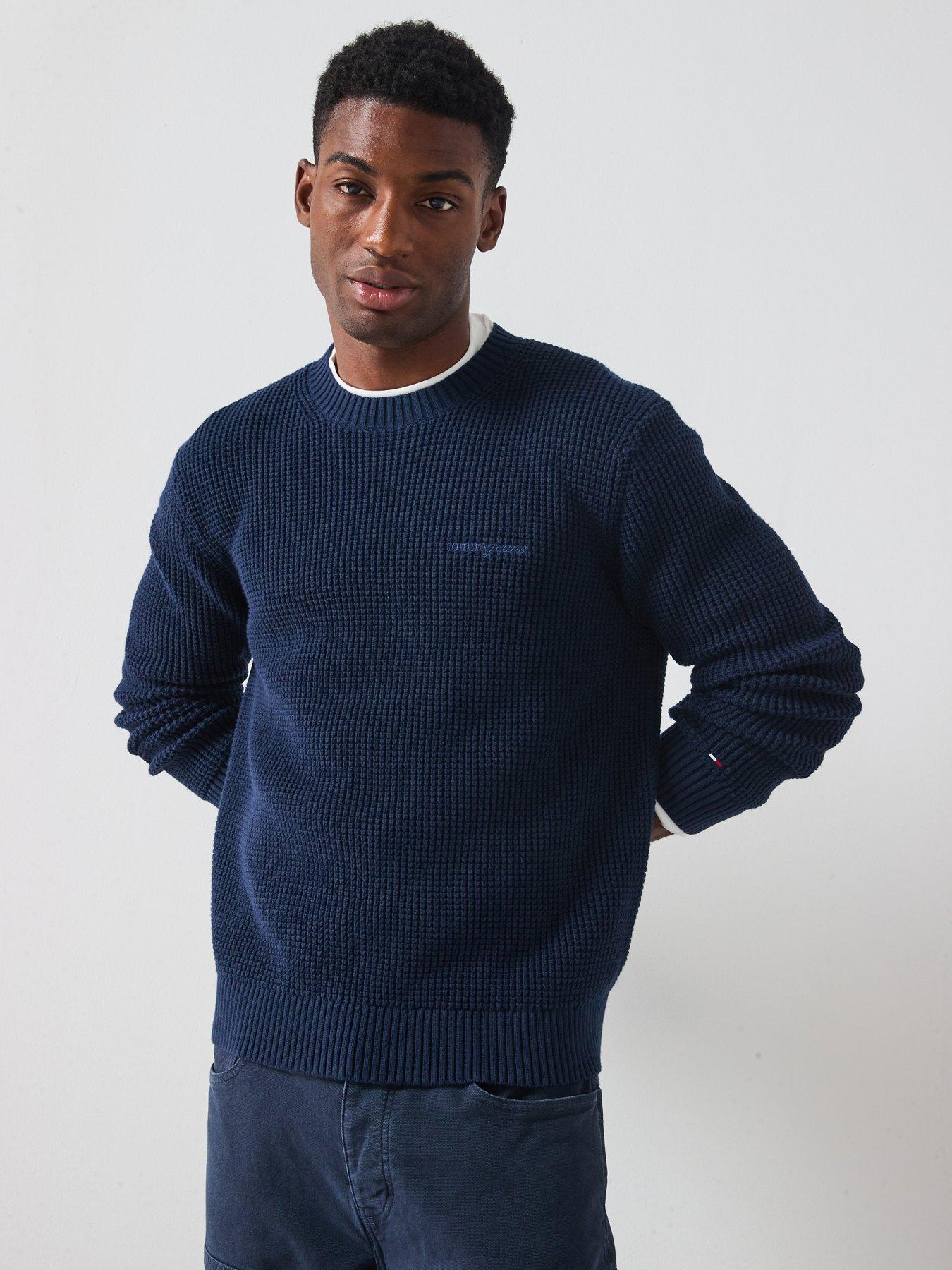 Tommy Jeans Chunky Knitted Jumper - Navy