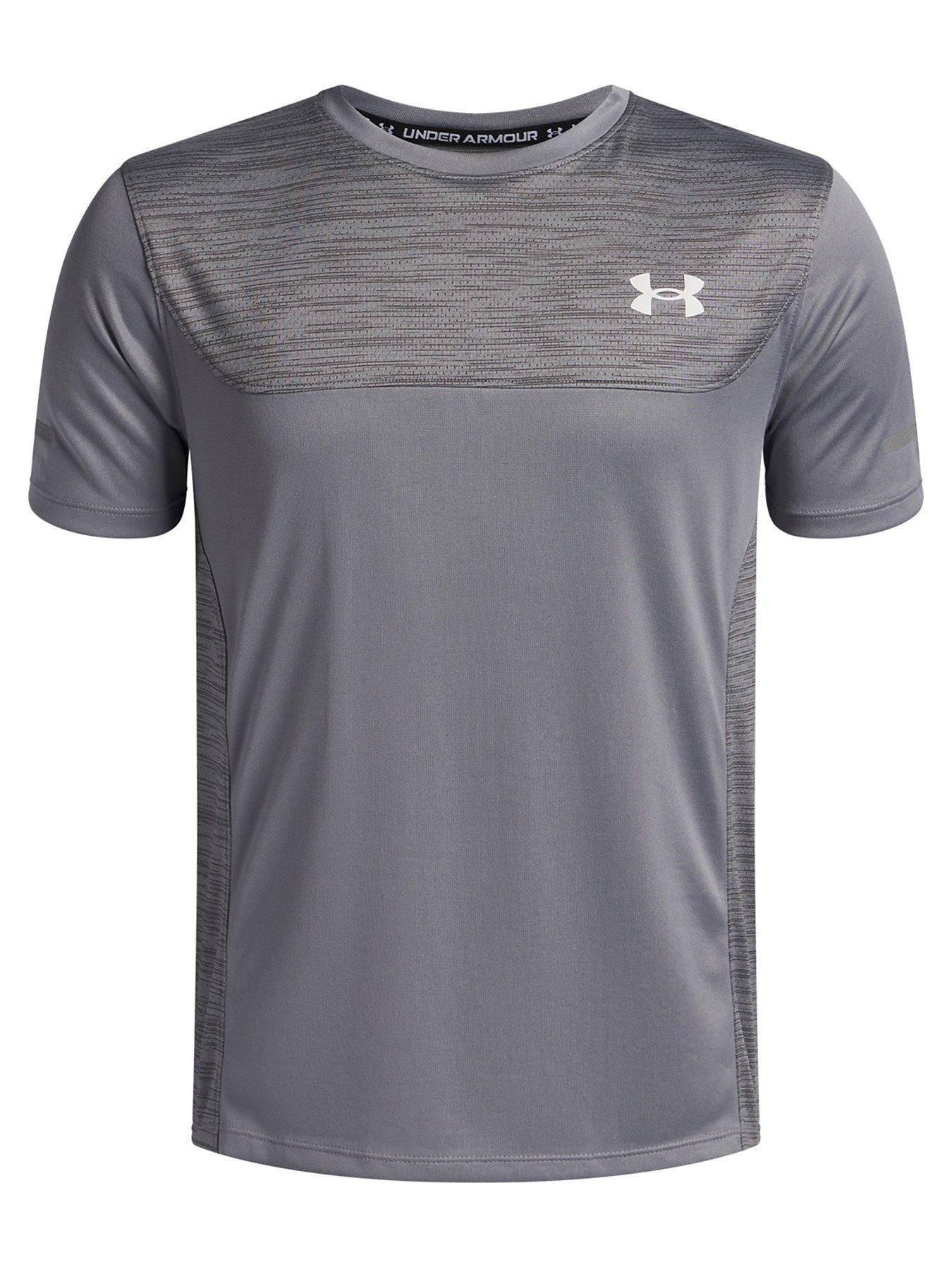 UNDER ARMOUR Junior Boys Training Tech Utility T-Shirt - Grey