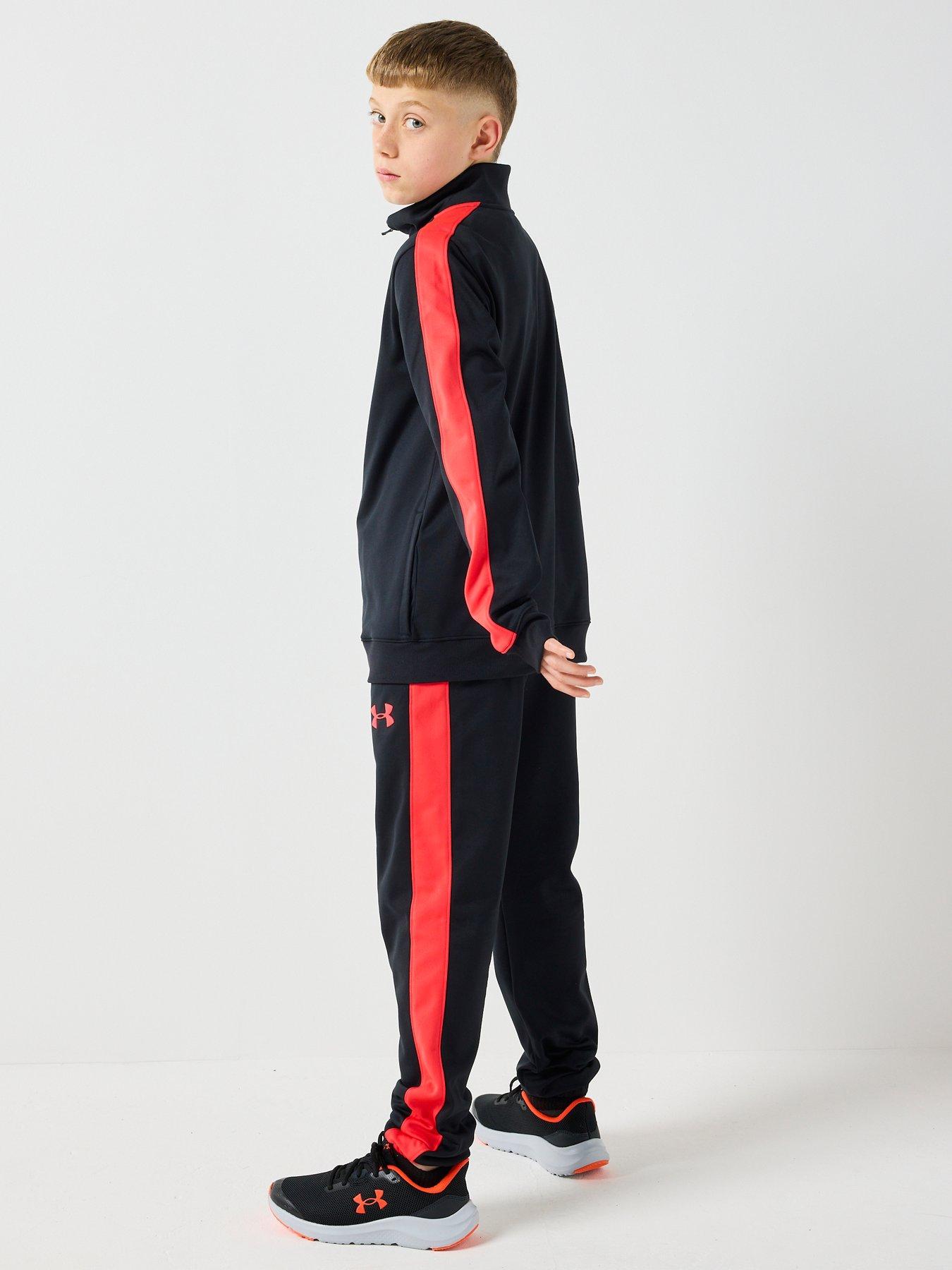 under-armour-junior-boys-training-rival-knit-tracksuit-blackstillFront