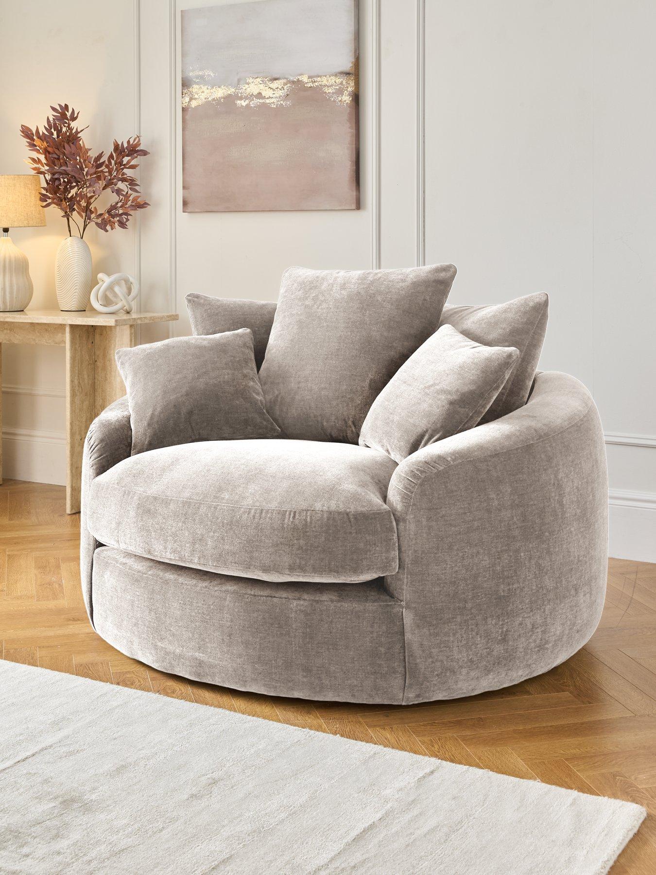 The Very Collection Lovise Fabric Snuggle Chair - Made to Order in the UK - FSC® Certified