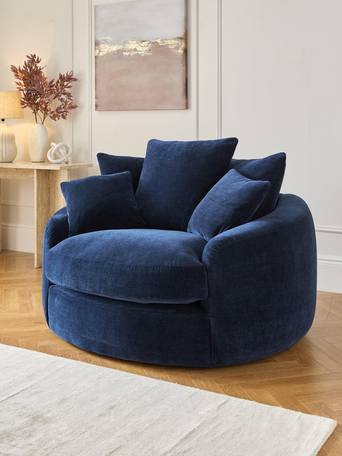 Image 1 of 7 of Very Home Lovise Fabric Snuggle Chair&nbsp;- Made to Order in the UK