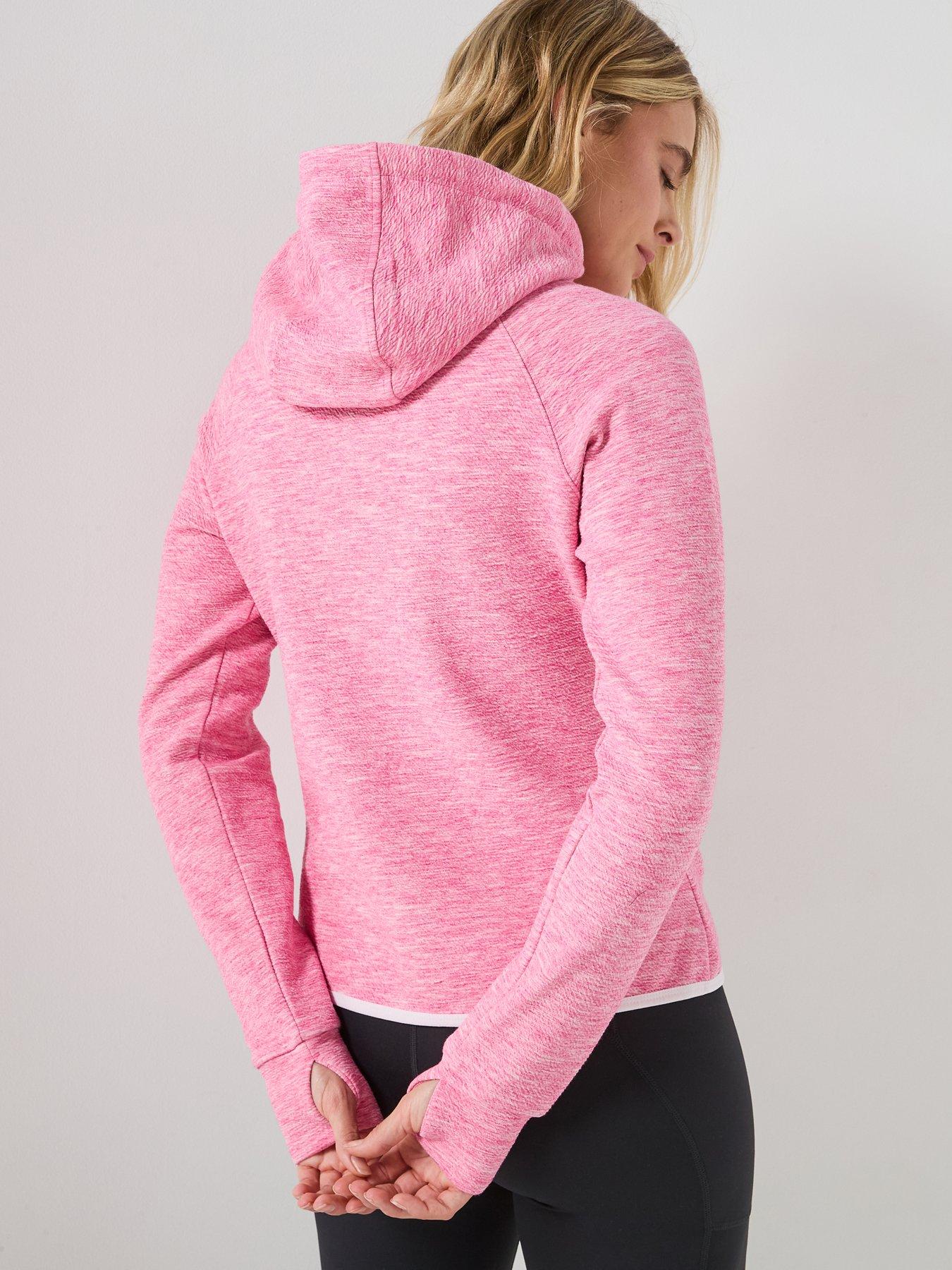 gym-coffee-womens-training-fleck-hoodie-pinkstillFront