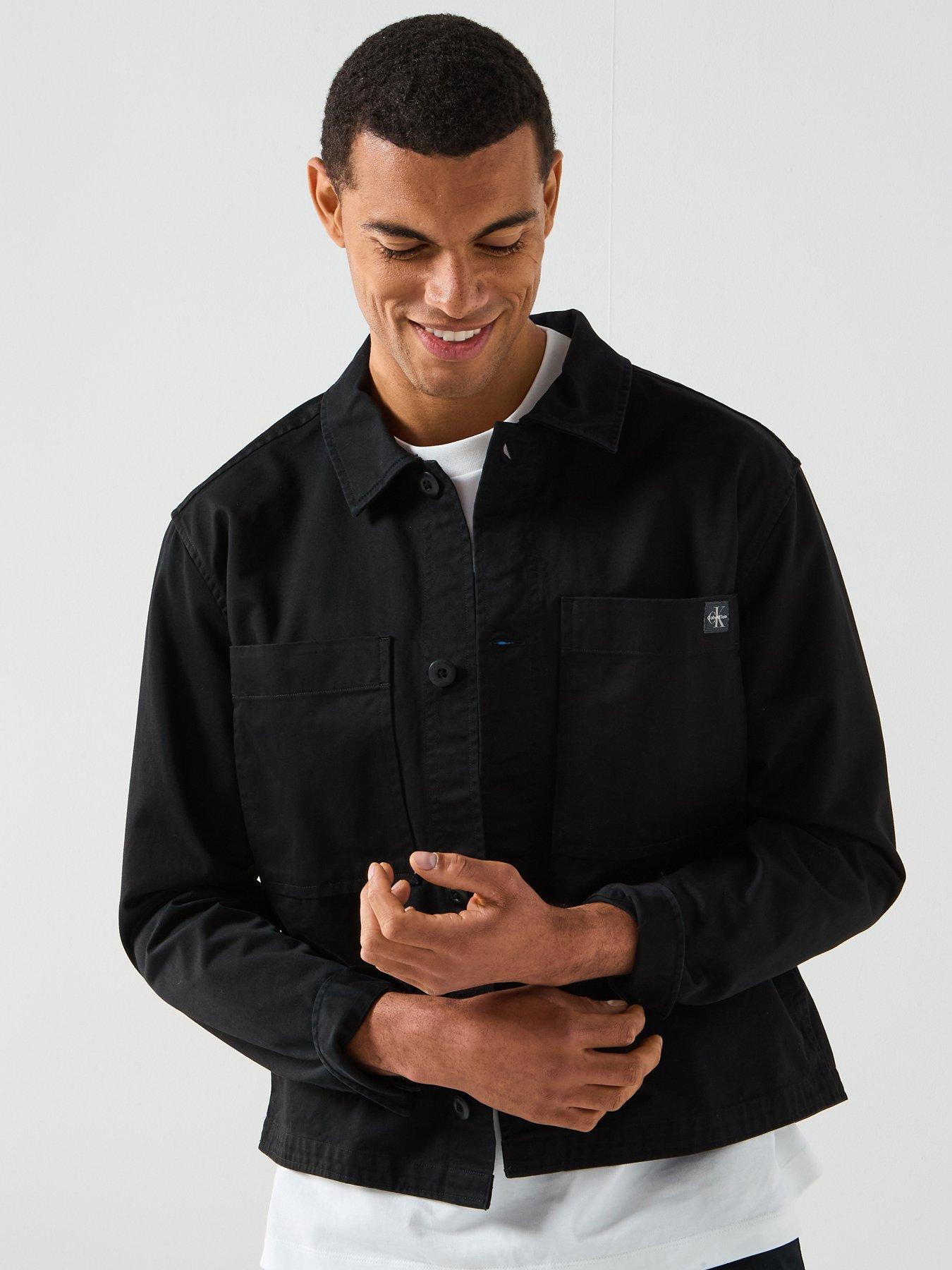 calvin-klein-jeans-long-sleeve-cotton-overshirt-black