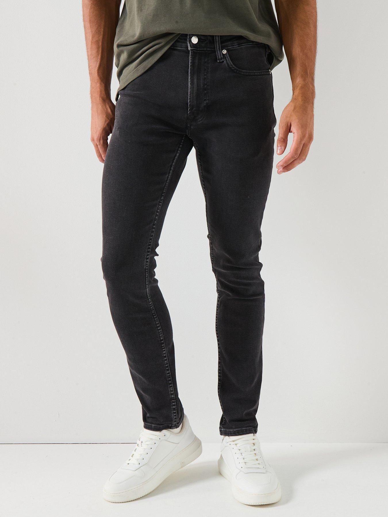 Image 1 of 6 of Calvin Klein Jeans Skinny Fit Jeans - Brown