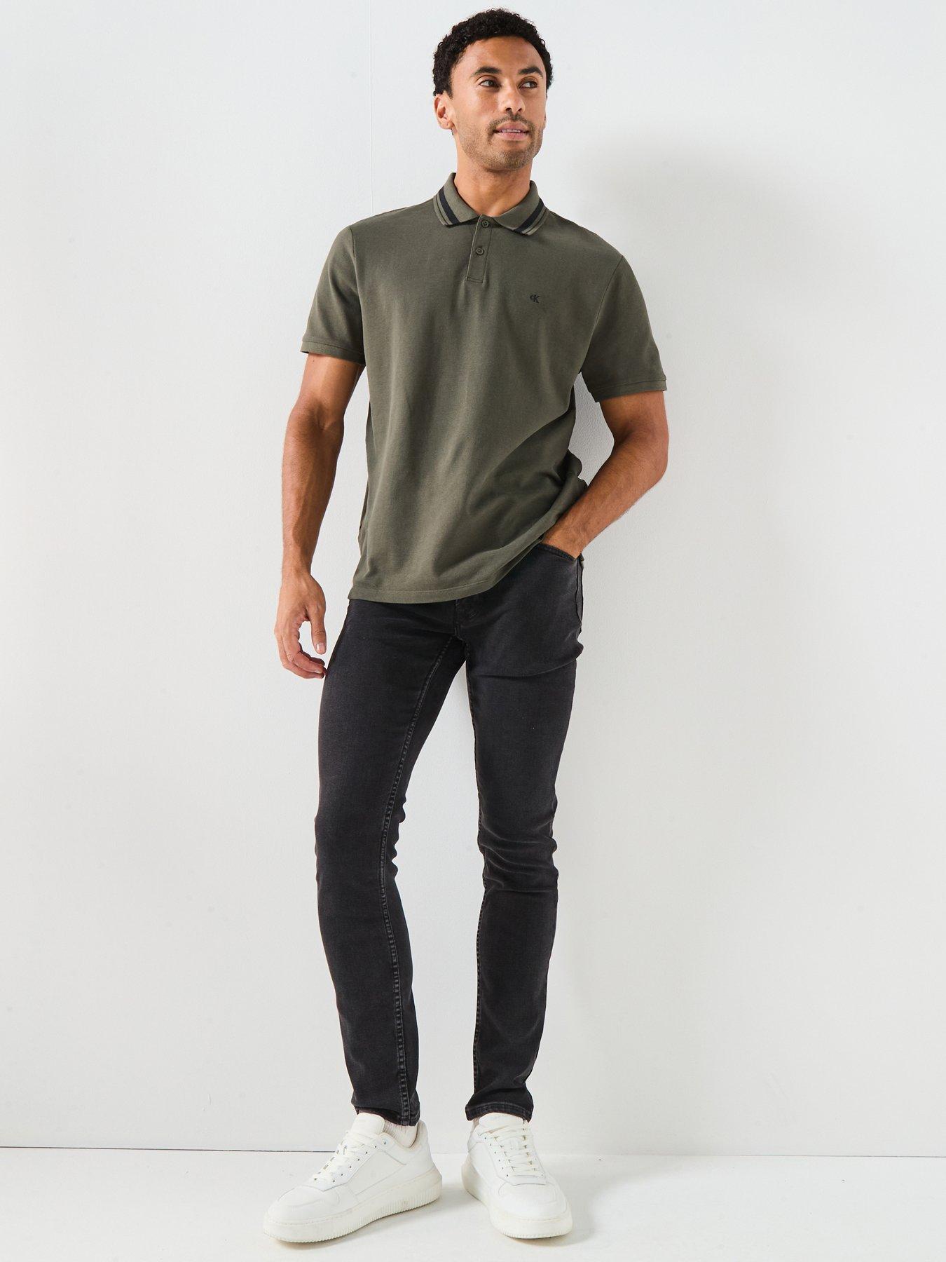 Image 3 of 6 of Calvin Klein Jeans Skinny Fit Jeans - Brown