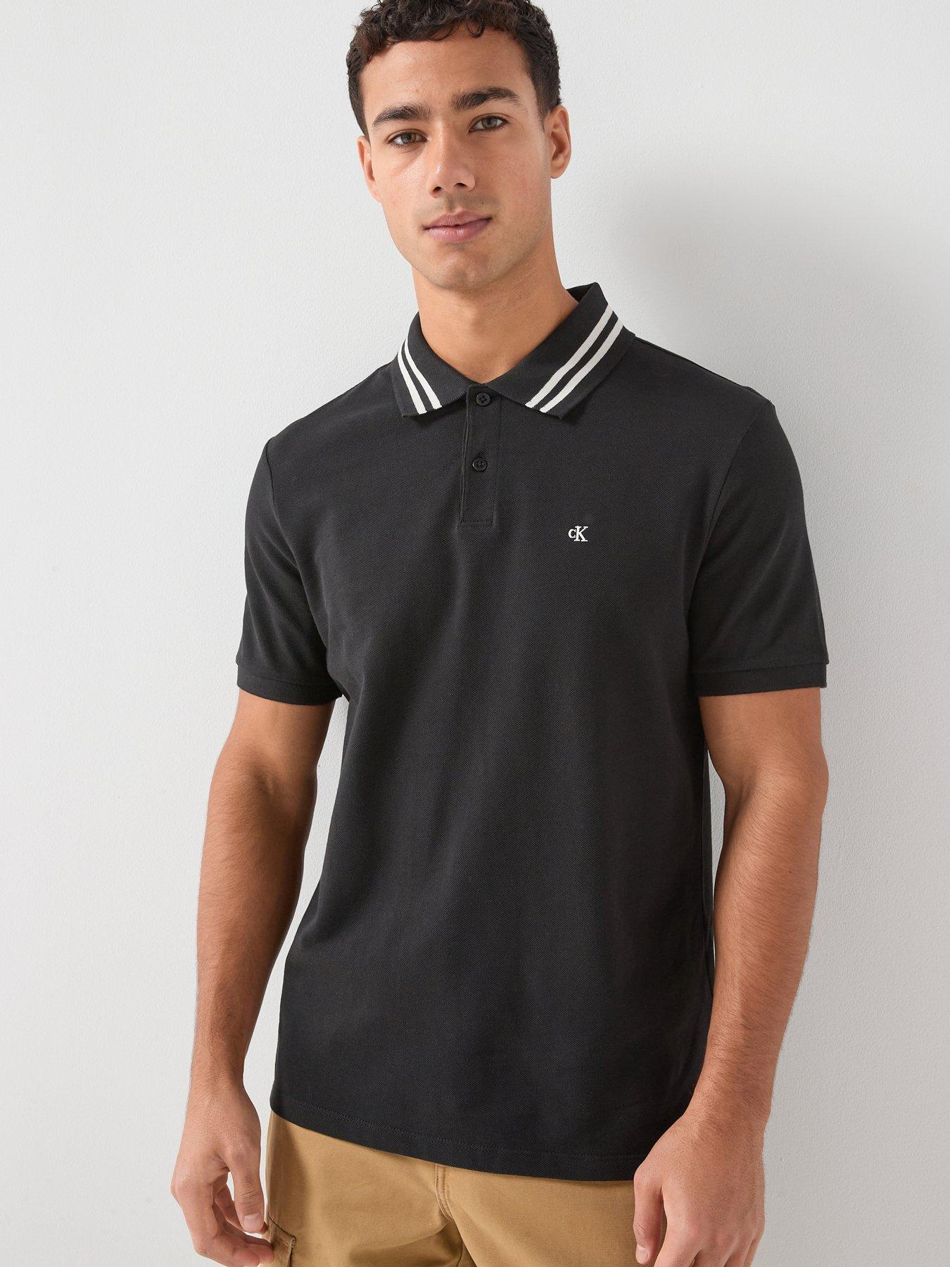 calvin-klein-jeans-monogram-tipped-slim-fit-polo-shirt-black