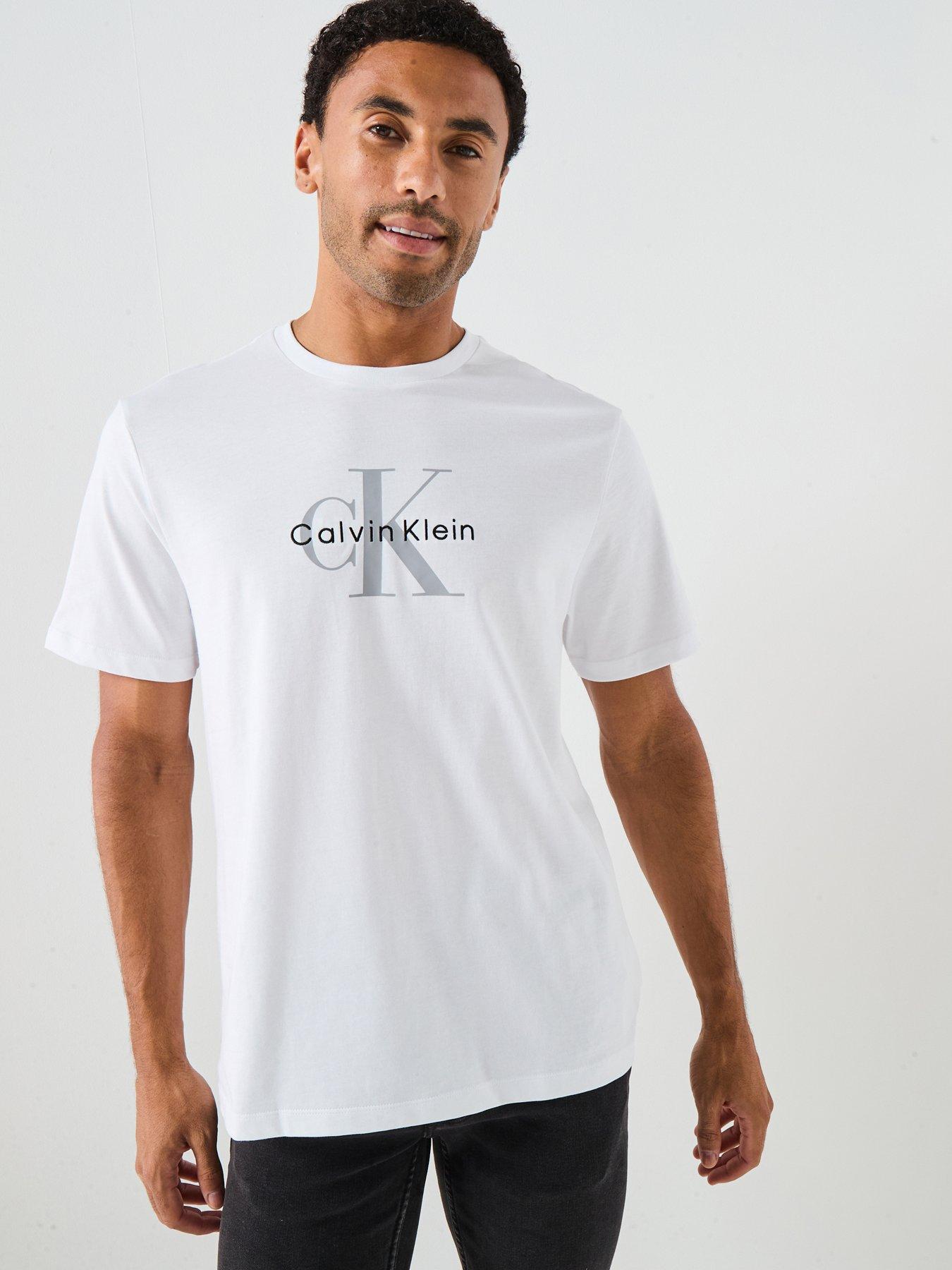 Calvin Klein Jeans Monologo T-Shirt - White
