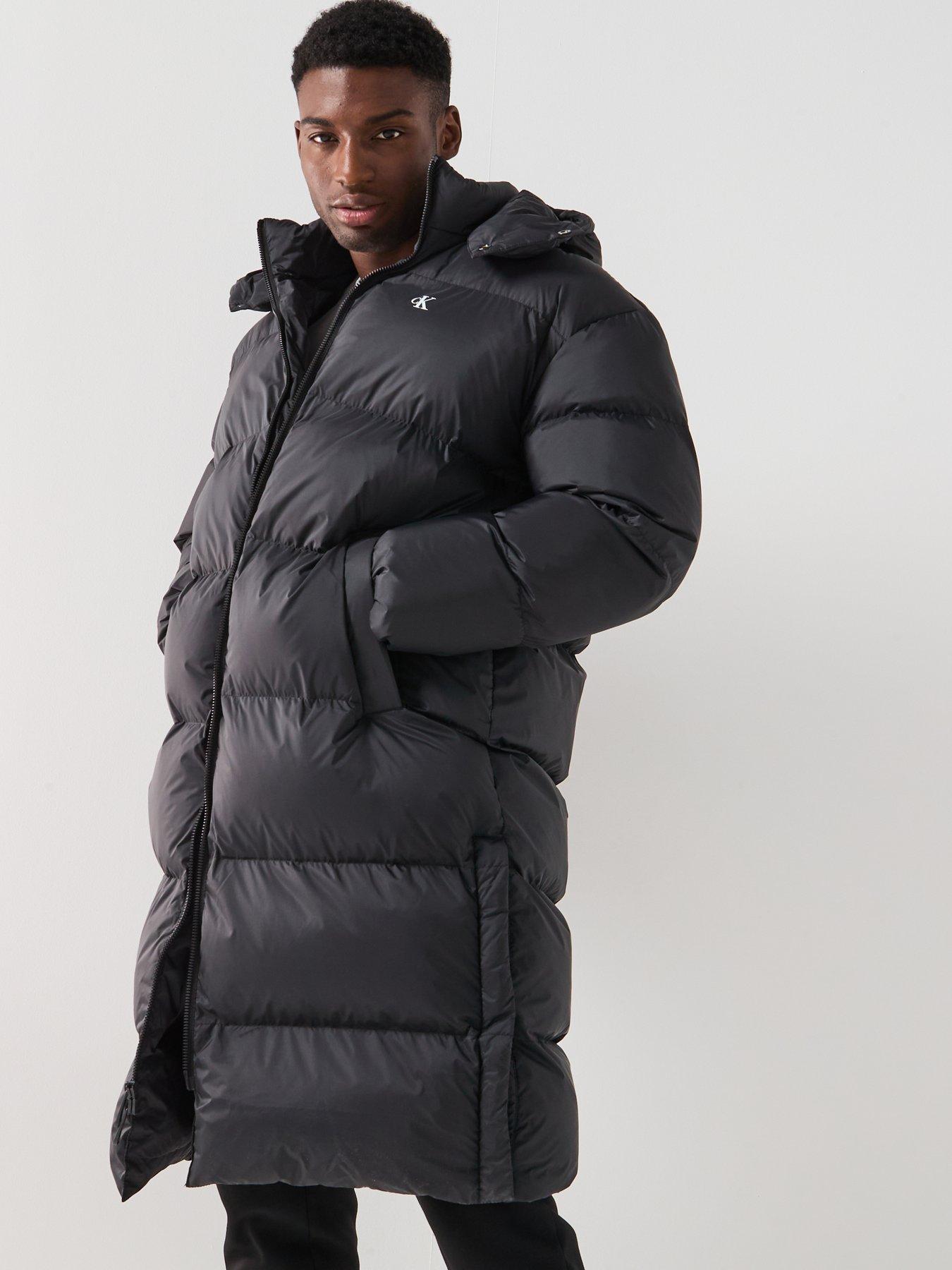 calvin-klein-jeans-nylon-zip-off-hood-down-long-quilted-jacket-blackoutfit
