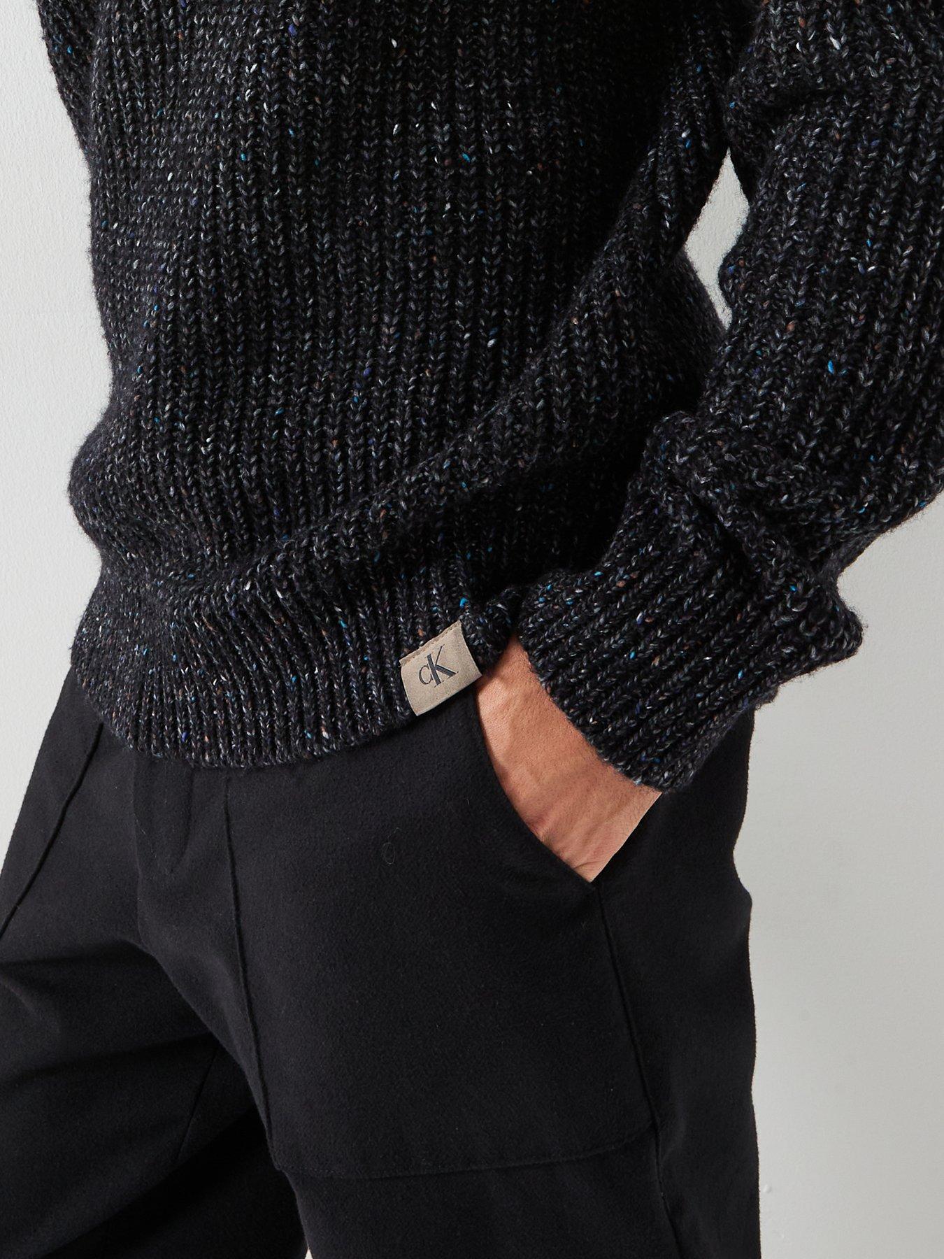 calvin-klein-jeans-novelty-yarn-raglan-crew-knitted-jumper-blackoutfit
