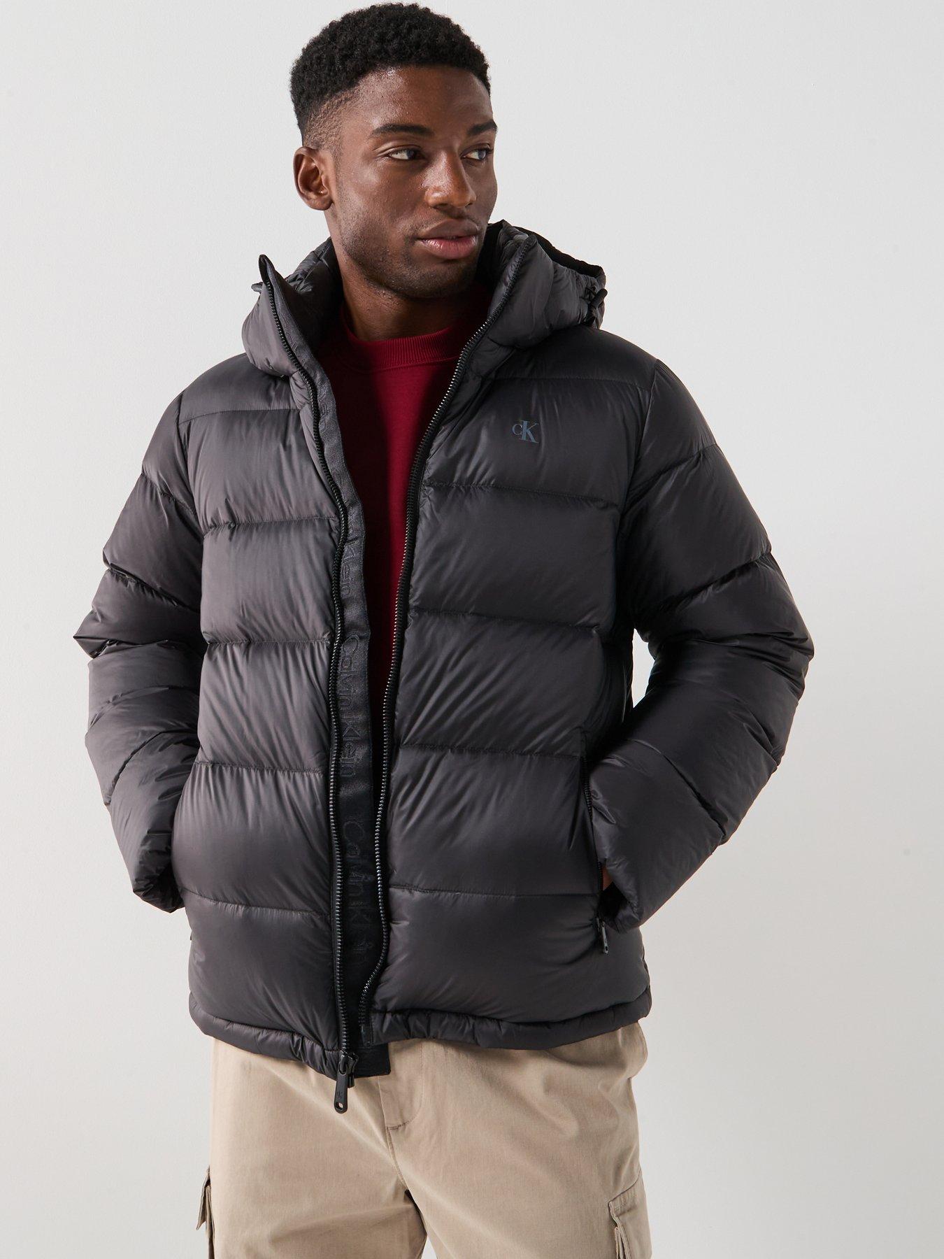 calvin-klein-jeans-nylon-zip-off-hood-down-quilted-jacket-blackfront