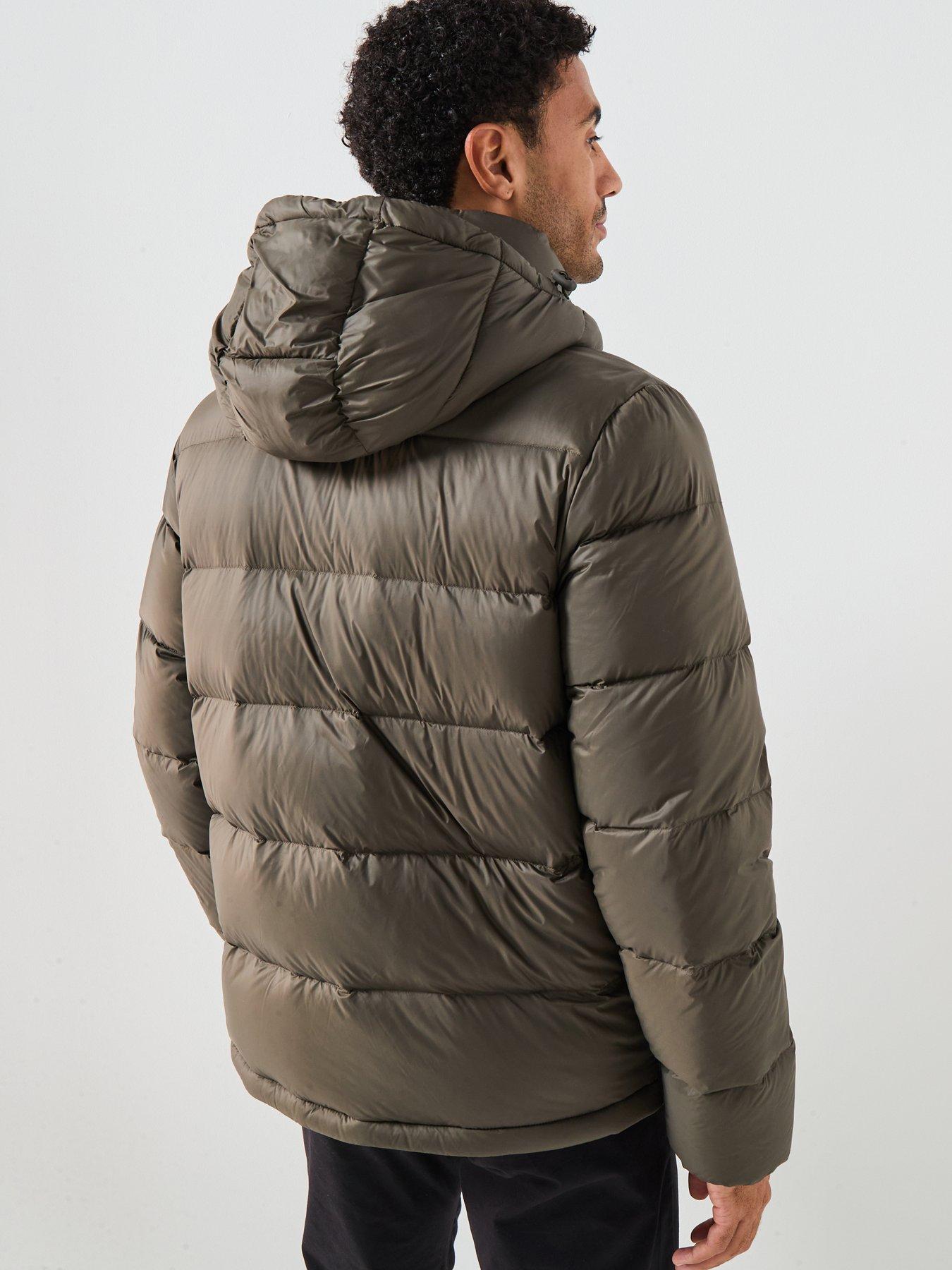 calvin-klein-jeans-nylon-zip-off-hood-down-quilted-jacket-greenstillFront