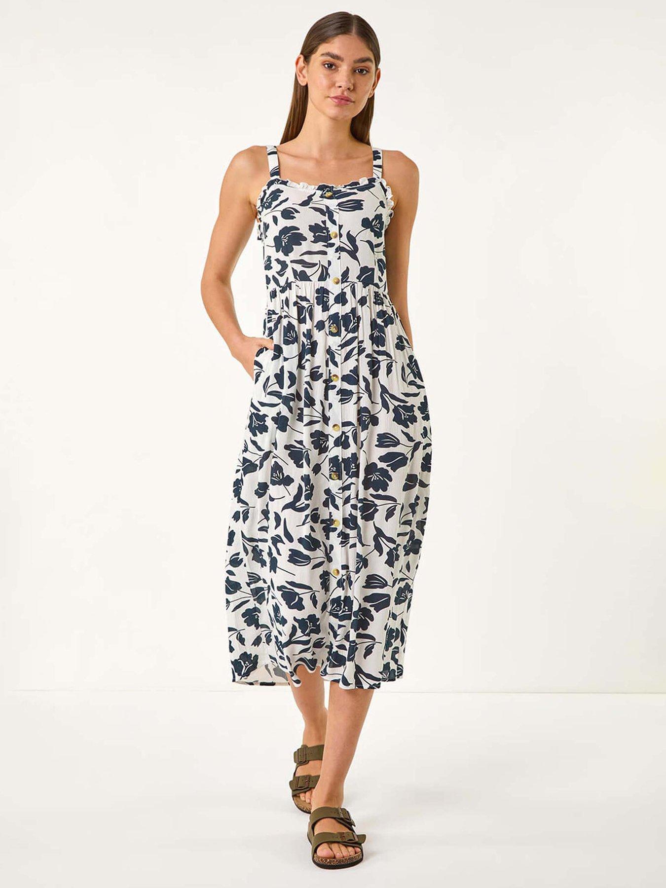 roman-floral-print-midi-sundress-white