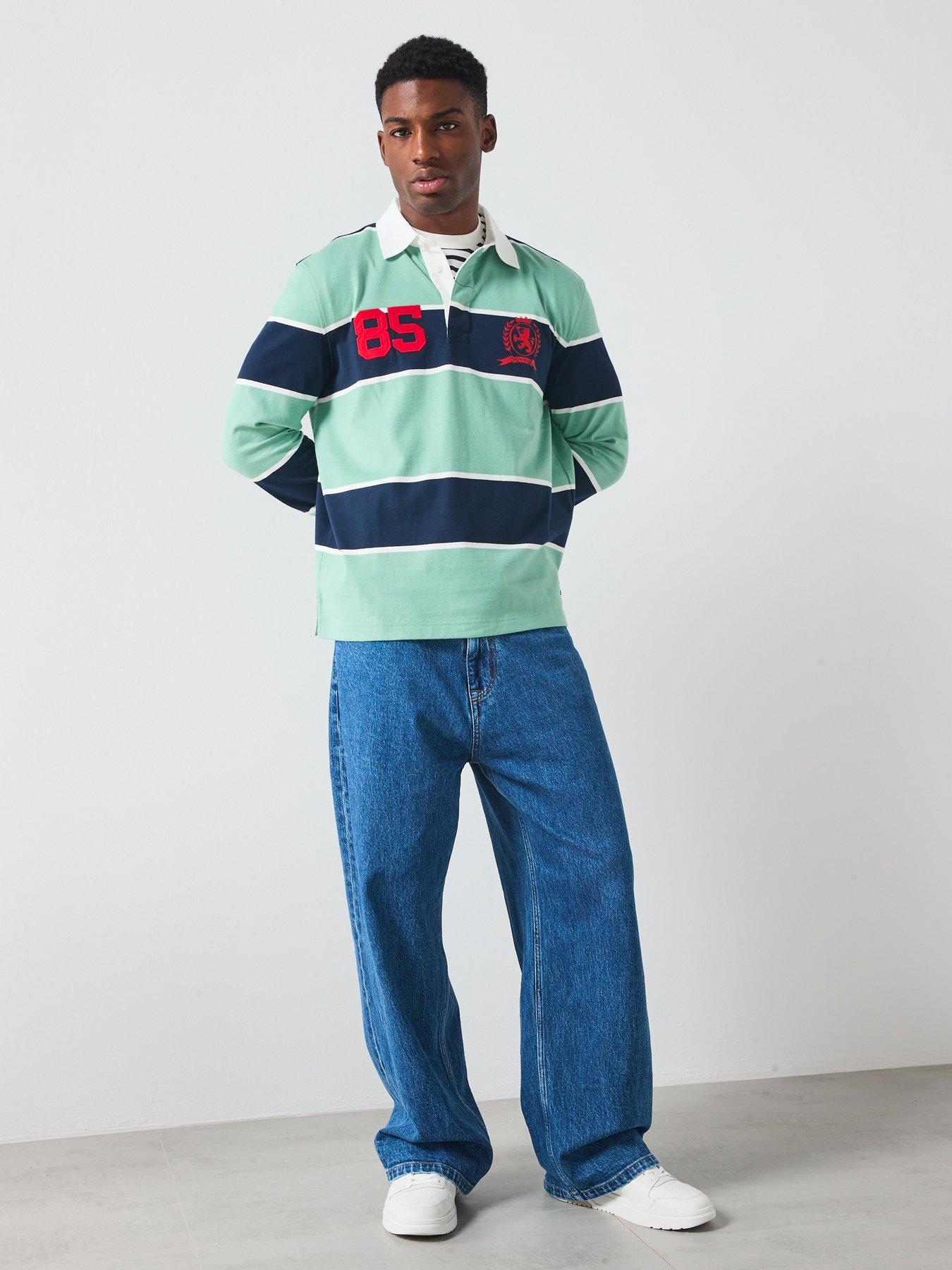 tommy-jeans-regular-fit-rugger-stripe-long-sleeve-polo-shirt-greenback