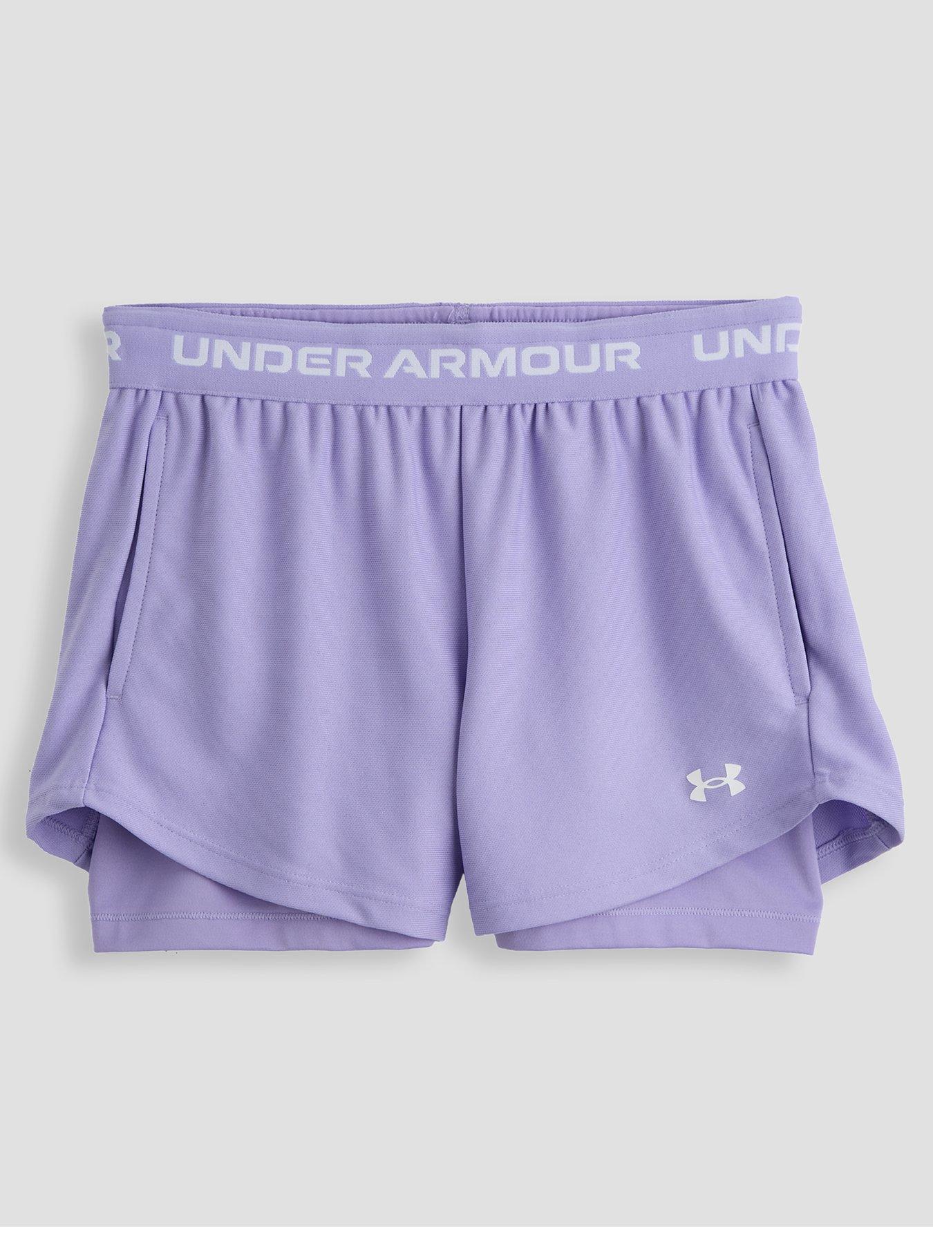 under-armour-junior-girls-training-tech-play-up-2in1-shorts-purple