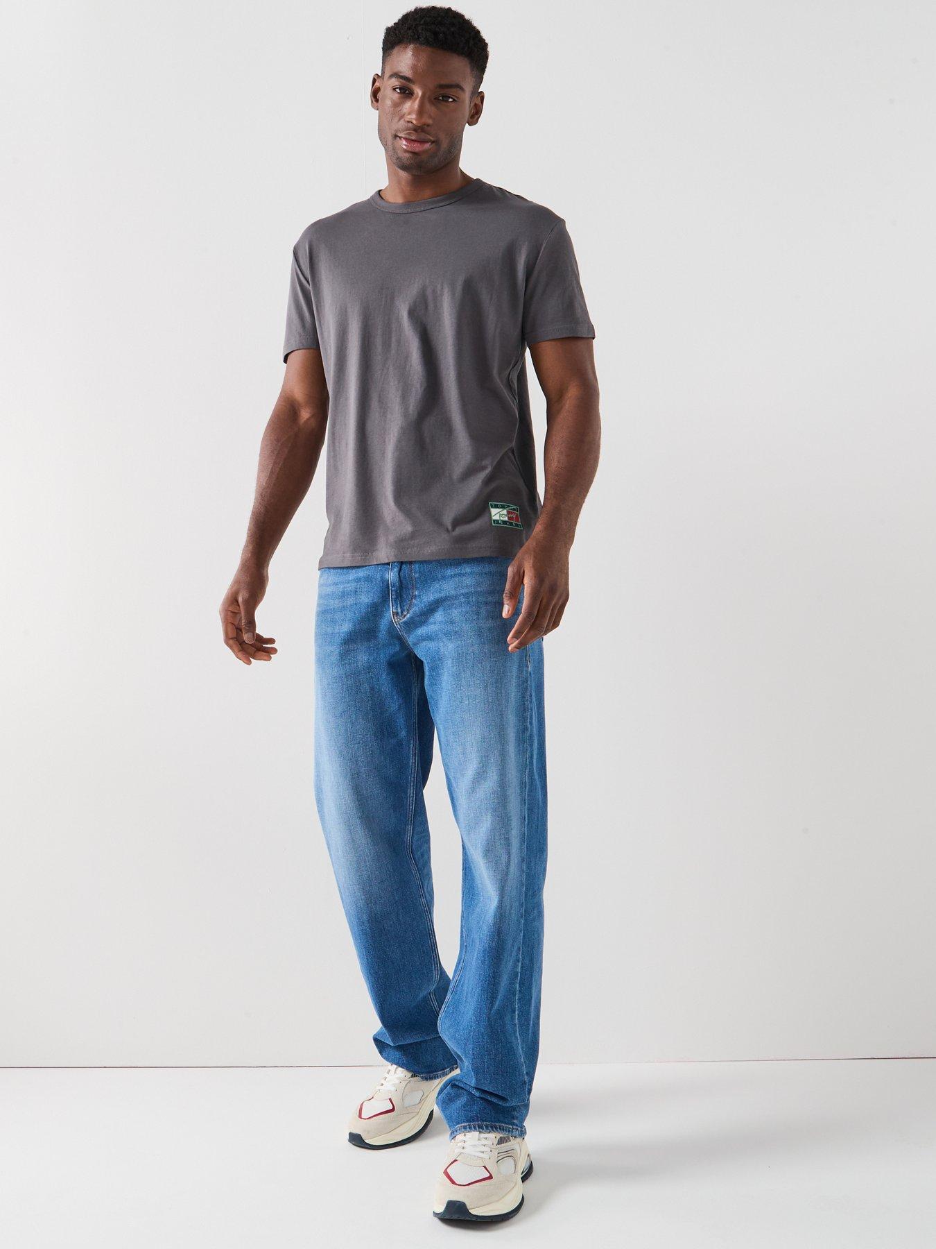 Image 3 of 5 of Tommy Jeans Tommy Jeans Back Print T-shirt - Dark Grey