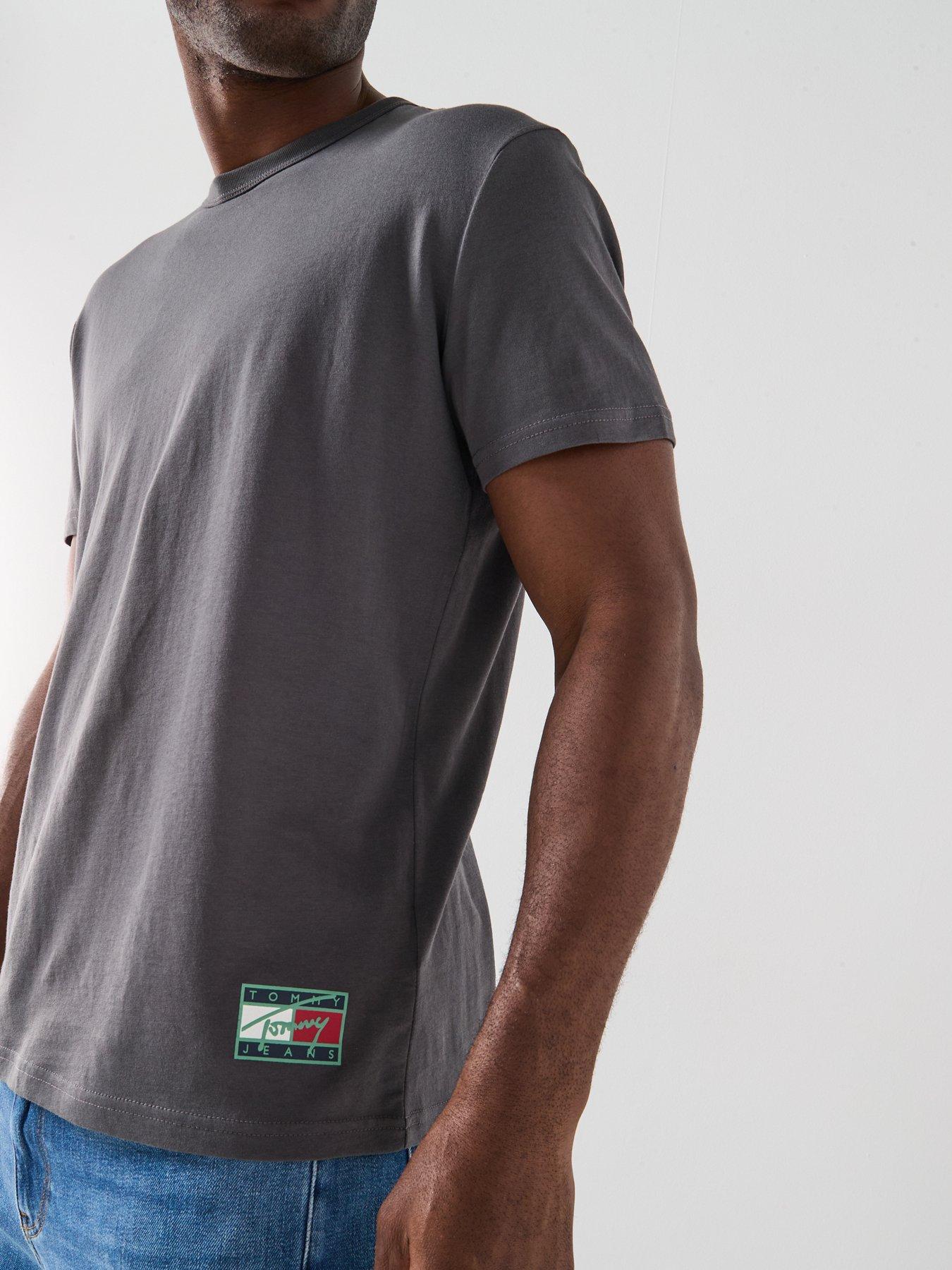 Image 5 of 5 of Tommy Jeans Tommy Jeans Back Print T-shirt - Dark Grey