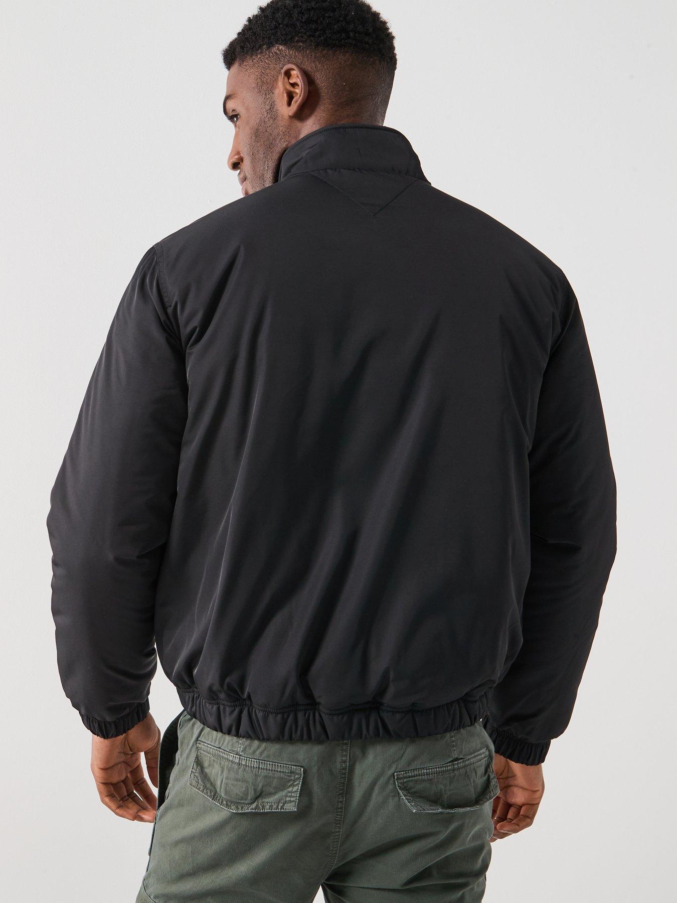 tommy-jeans-essential-padded-harrington-jacket-blackstillFront