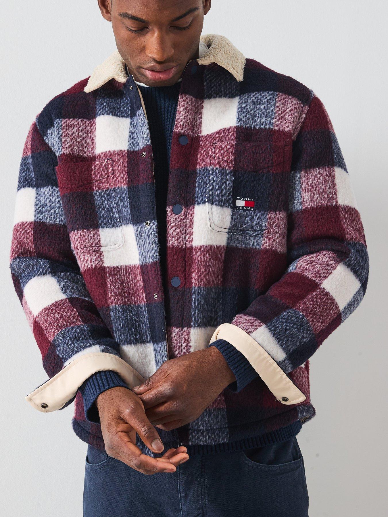 Image 5 of 6 of Tommy Jeans Check Overshirt - Blue