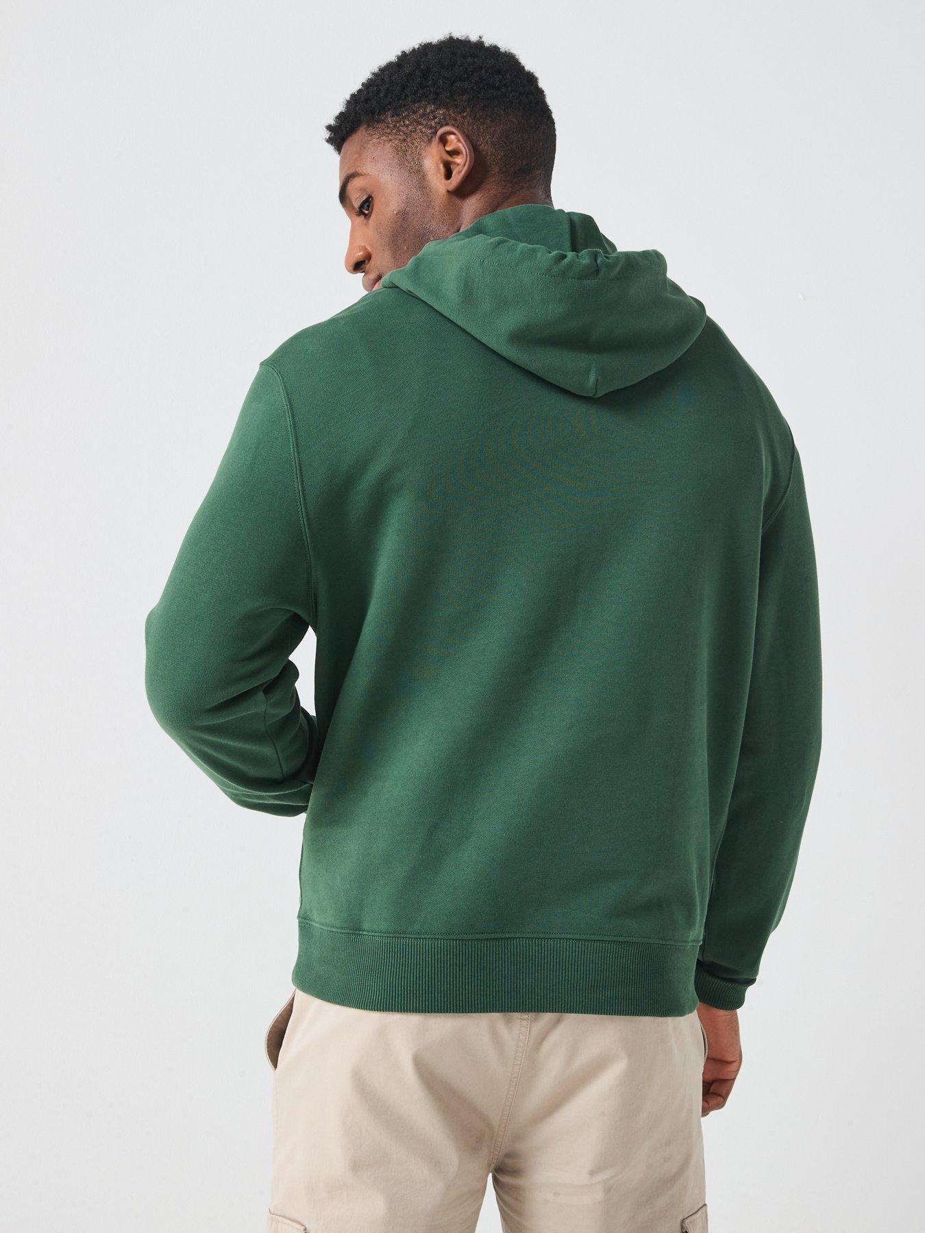 calvin-klein-jeans-left-chest-woven-badge-overhead-hoodie-greenstillFront