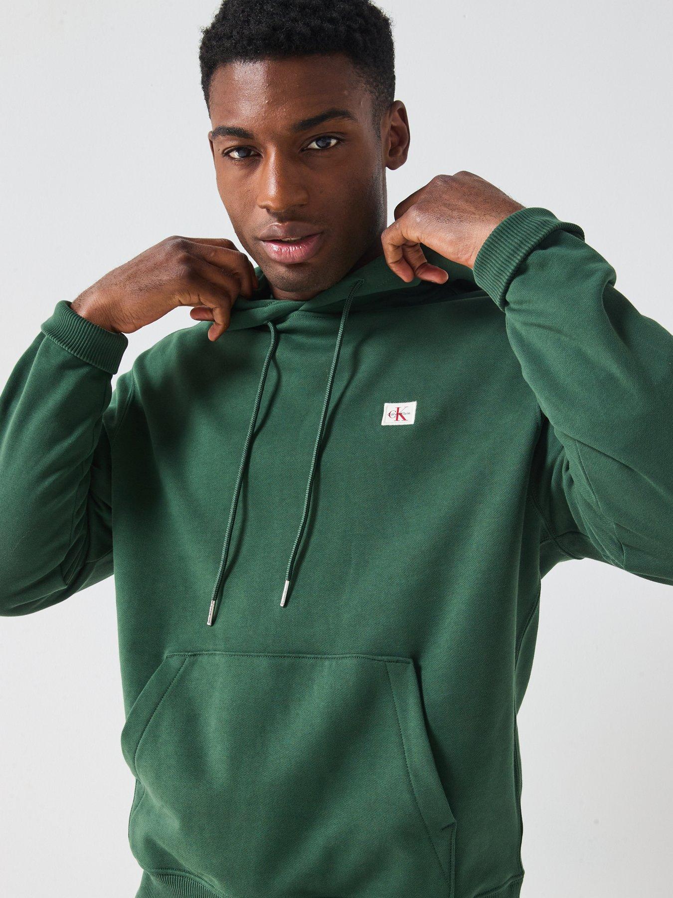 calvin-klein-jeans-left-chest-woven-badge-overhead-hoodie-greendetail