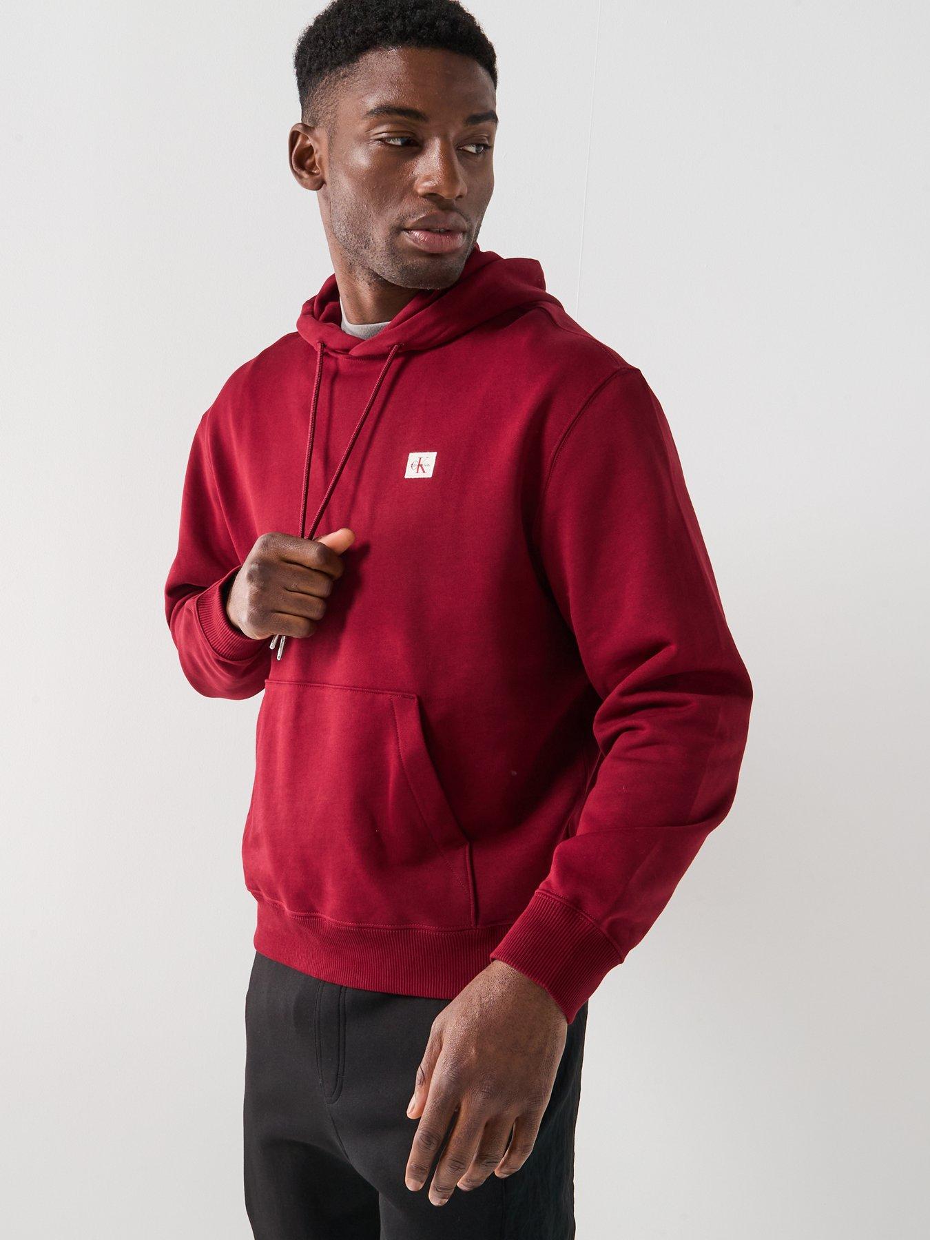 calvin-klein-jeans-left-chest-woven-badge-overhead-hoodie-dark-reddetail