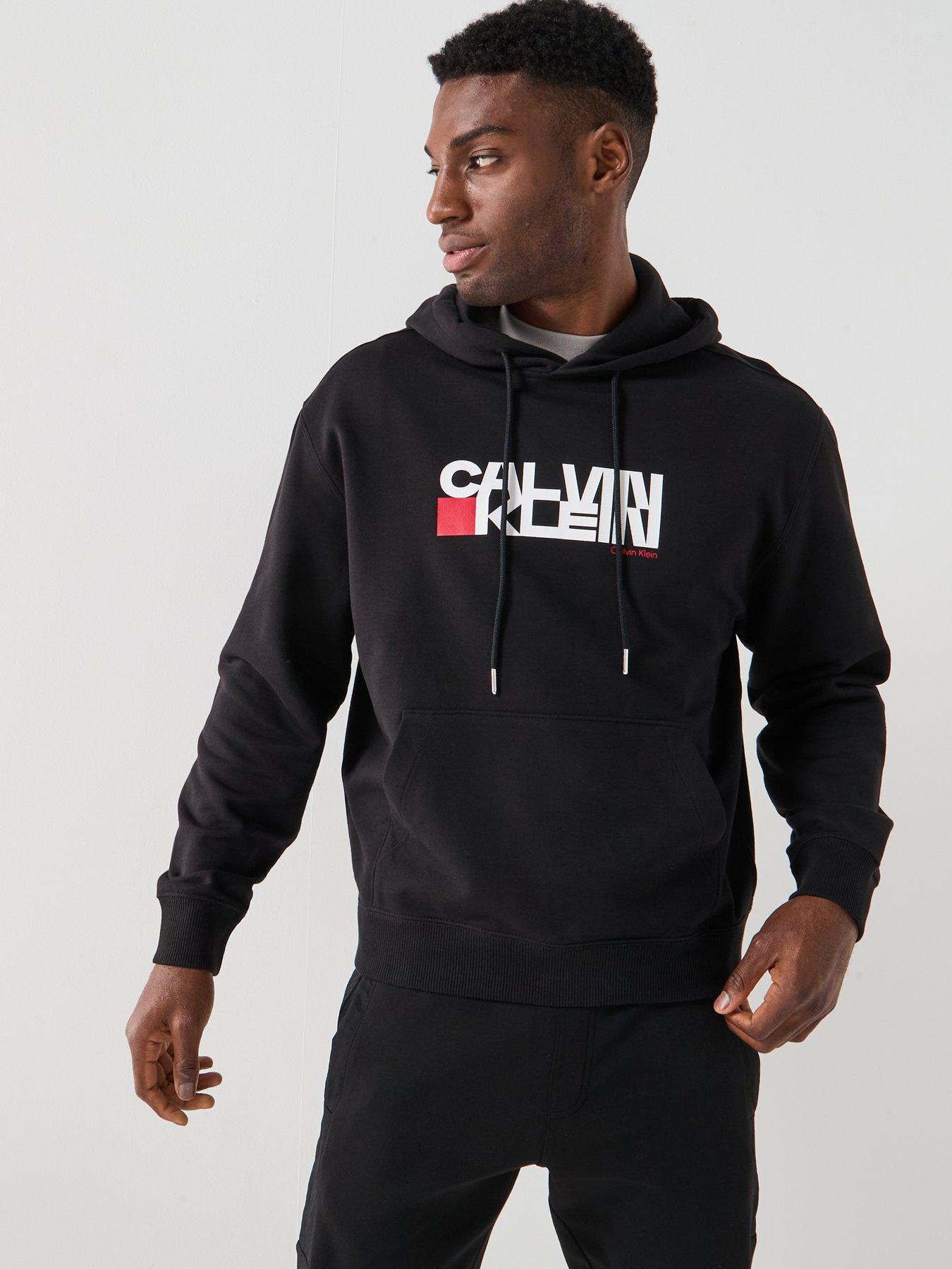 Calvin Klein Jeans Box Graphic Hoodie - Black