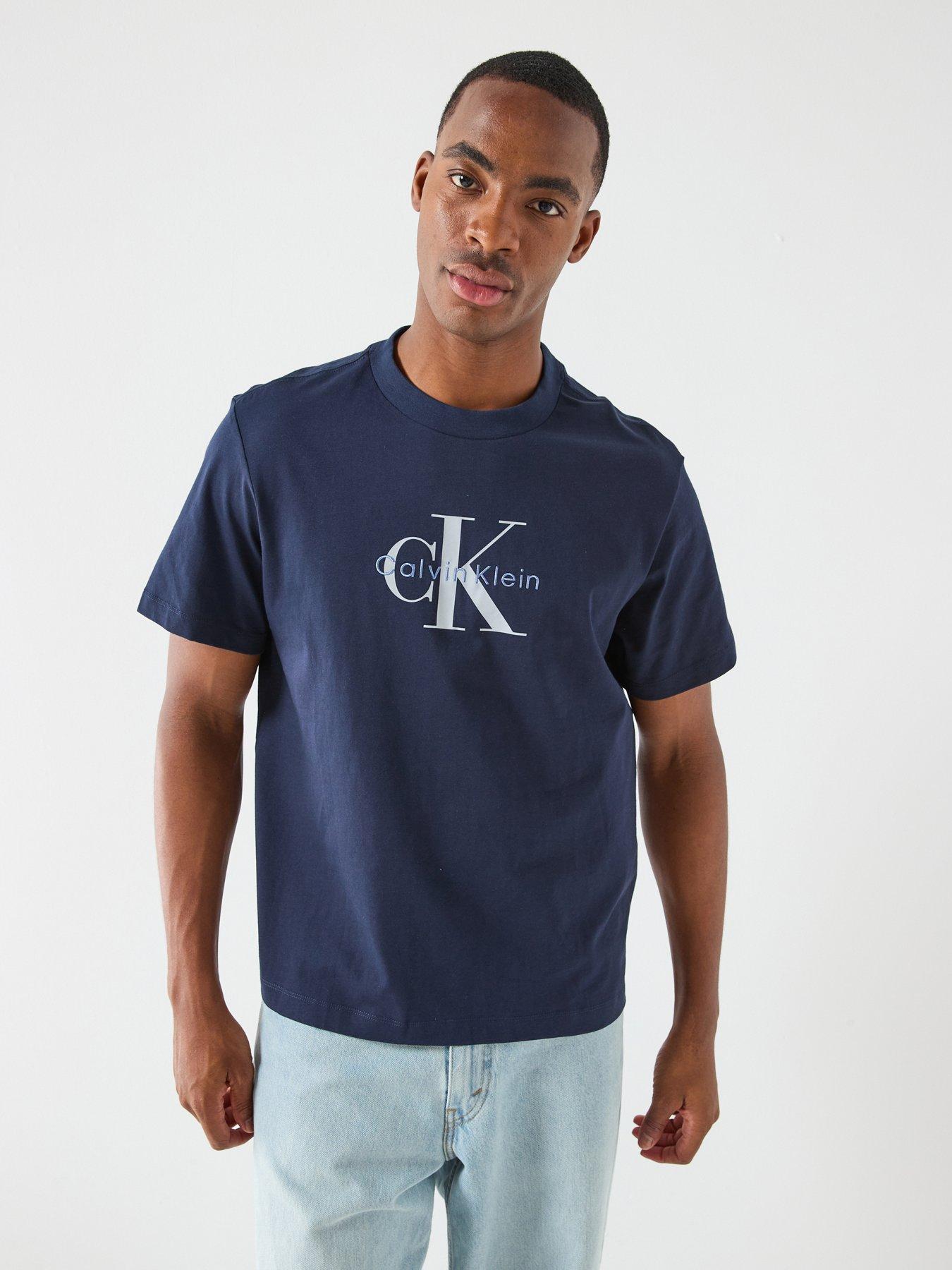 calvin-klein-jeans-monologo-t-shirt-navyfront