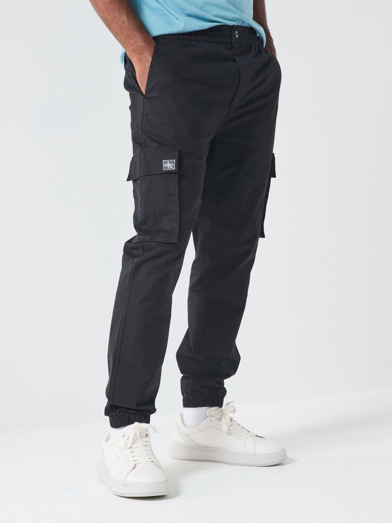 calvin-klein-jeans-skinny-elastic-twill-cargo-pants-black