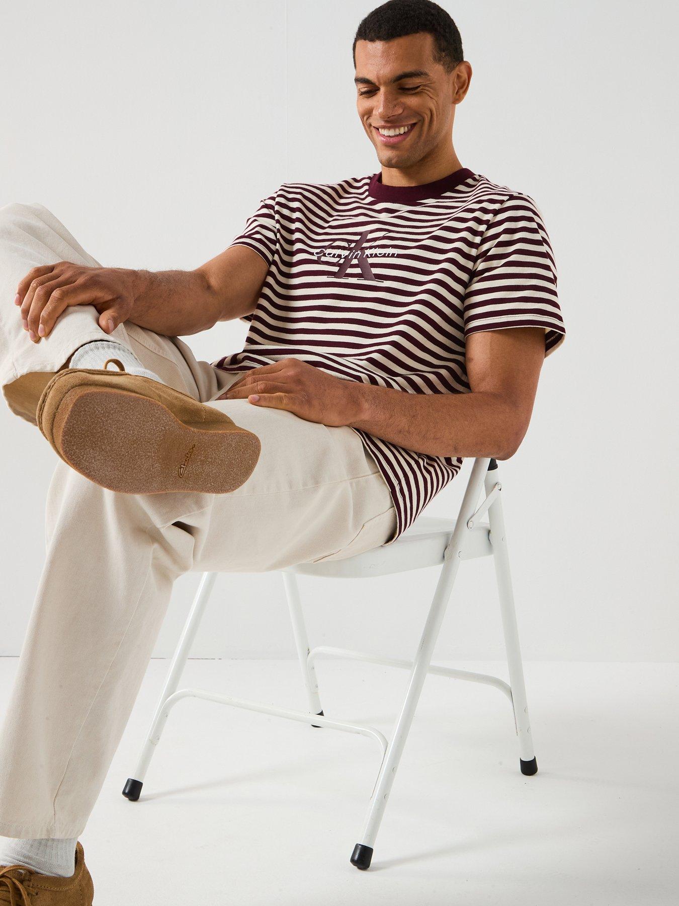calvin-klein-jeans-large-monogram-stripe-t-shirt-browndetail