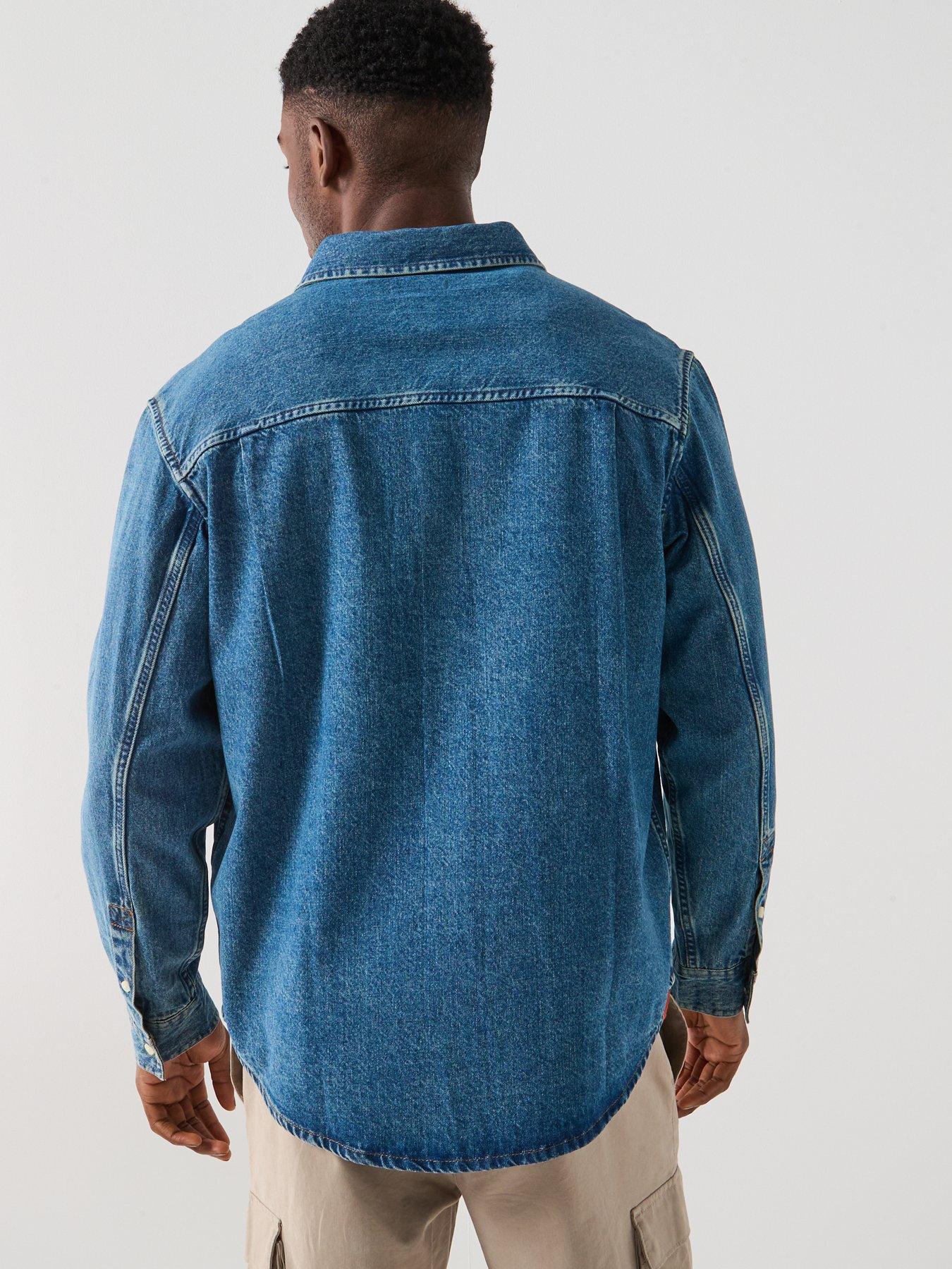 calvin-klein-jeans-calvin-klein-jeans-classic-harbour-denim-shirt-bluestillFront