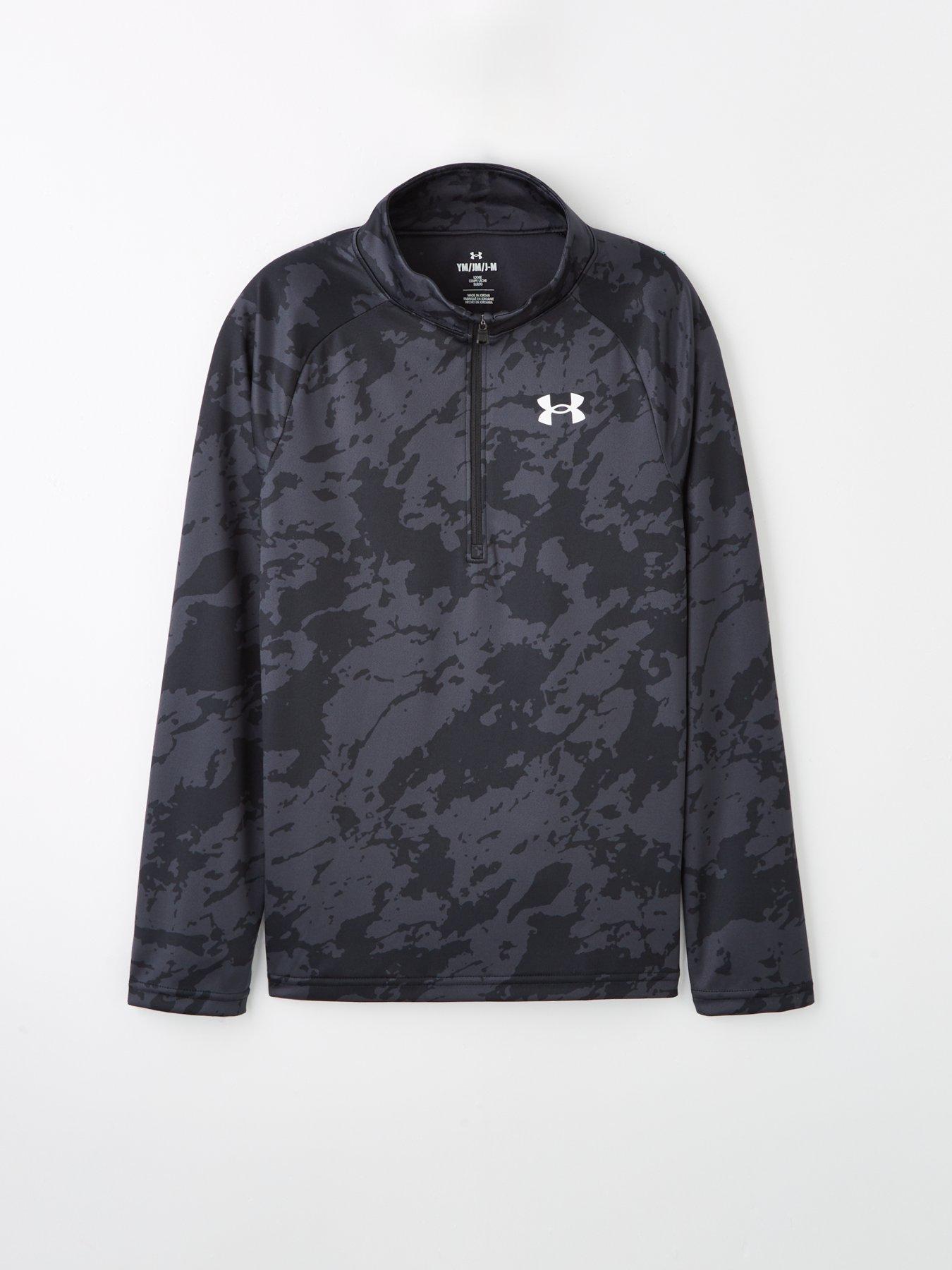 Image 6 of 6 of UNDER ARMOUR Junior Boys Training Tech 20 1/2 Zip Top - Black
