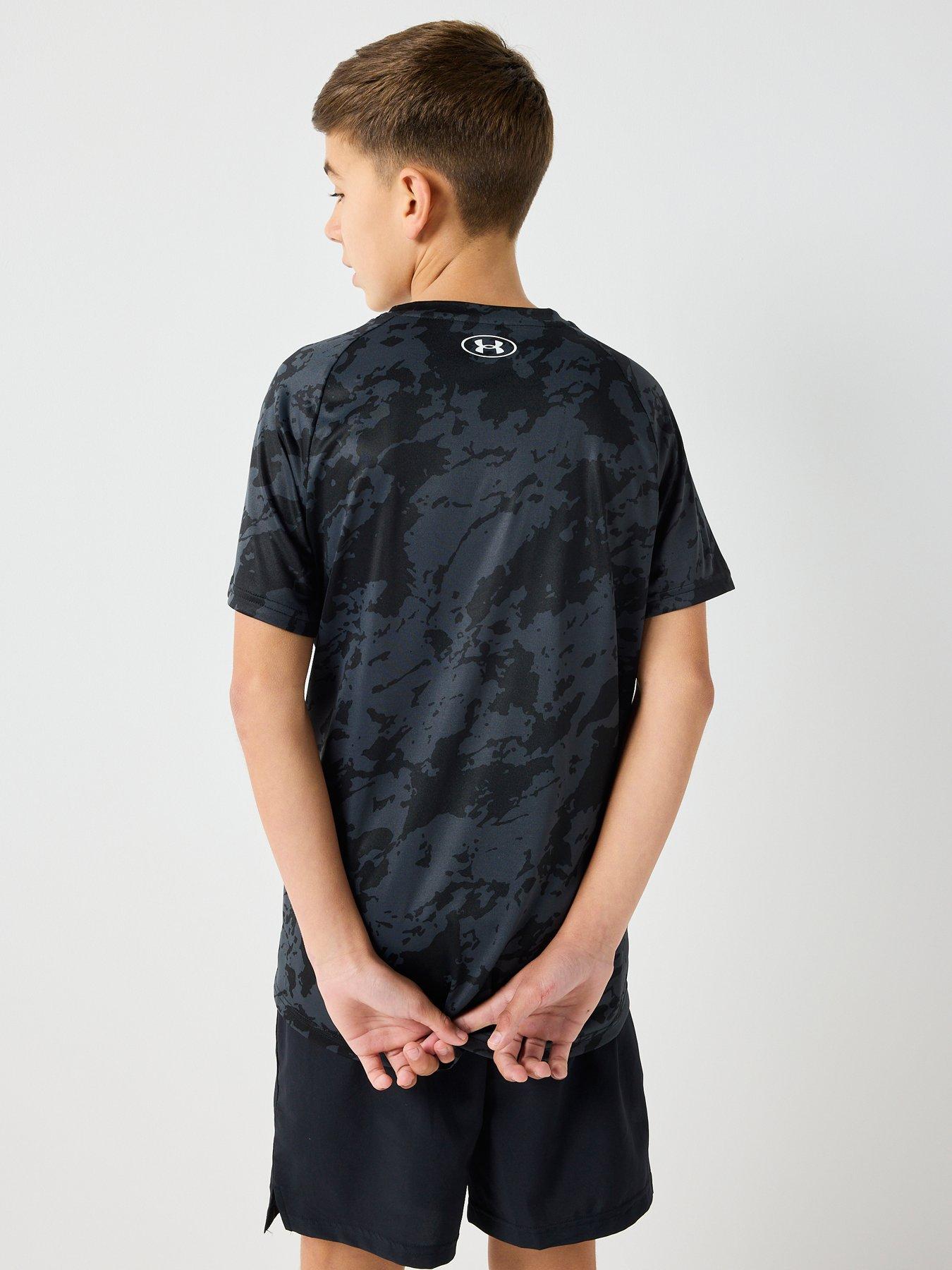 Image 2 of 5 of UNDER ARMOUR Junior Boys Training Tech 2.0 T-Shirt - Black