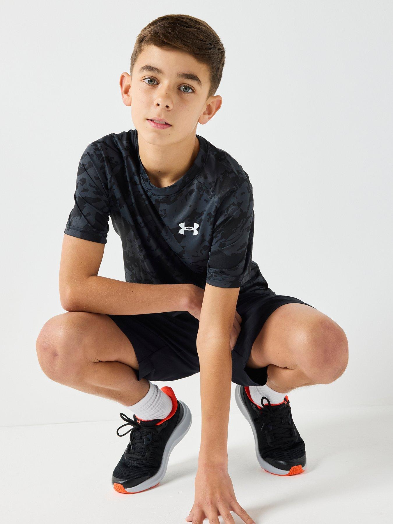 Image 4 of 5 of UNDER ARMOUR Junior Boys Training Tech 2.0 T-Shirt - Black