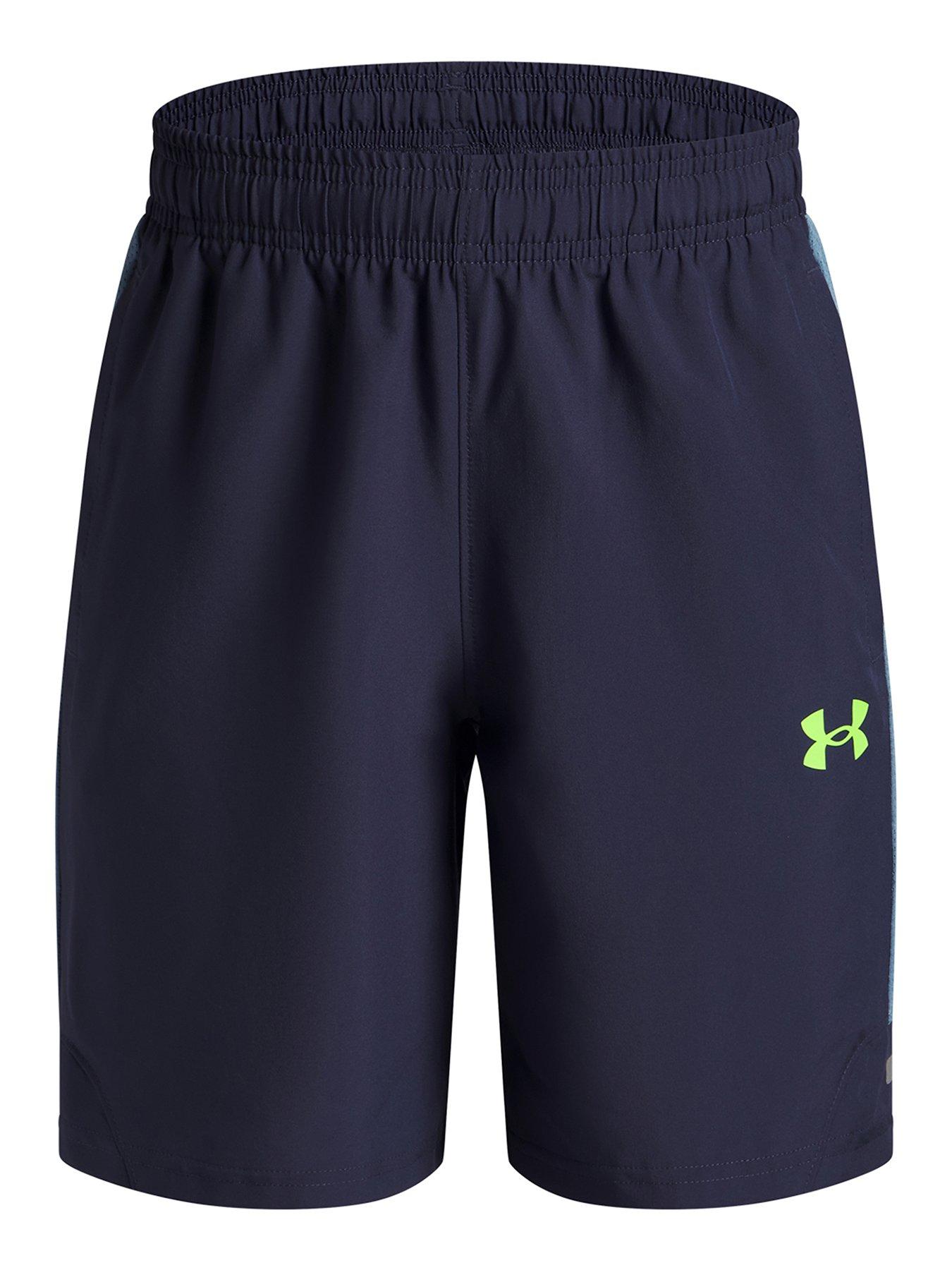 UNDER ARMOUR Junior Boys Training Tech Utility Woven Shorts - Navy