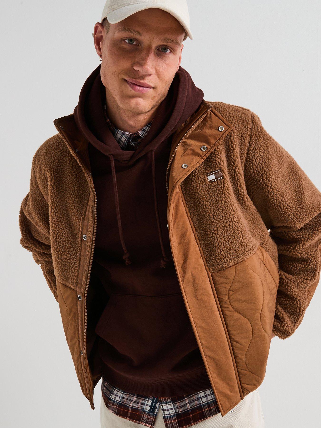 tommy-jeans-essential-mix-teddy-fleece-jacket-blackoutfit