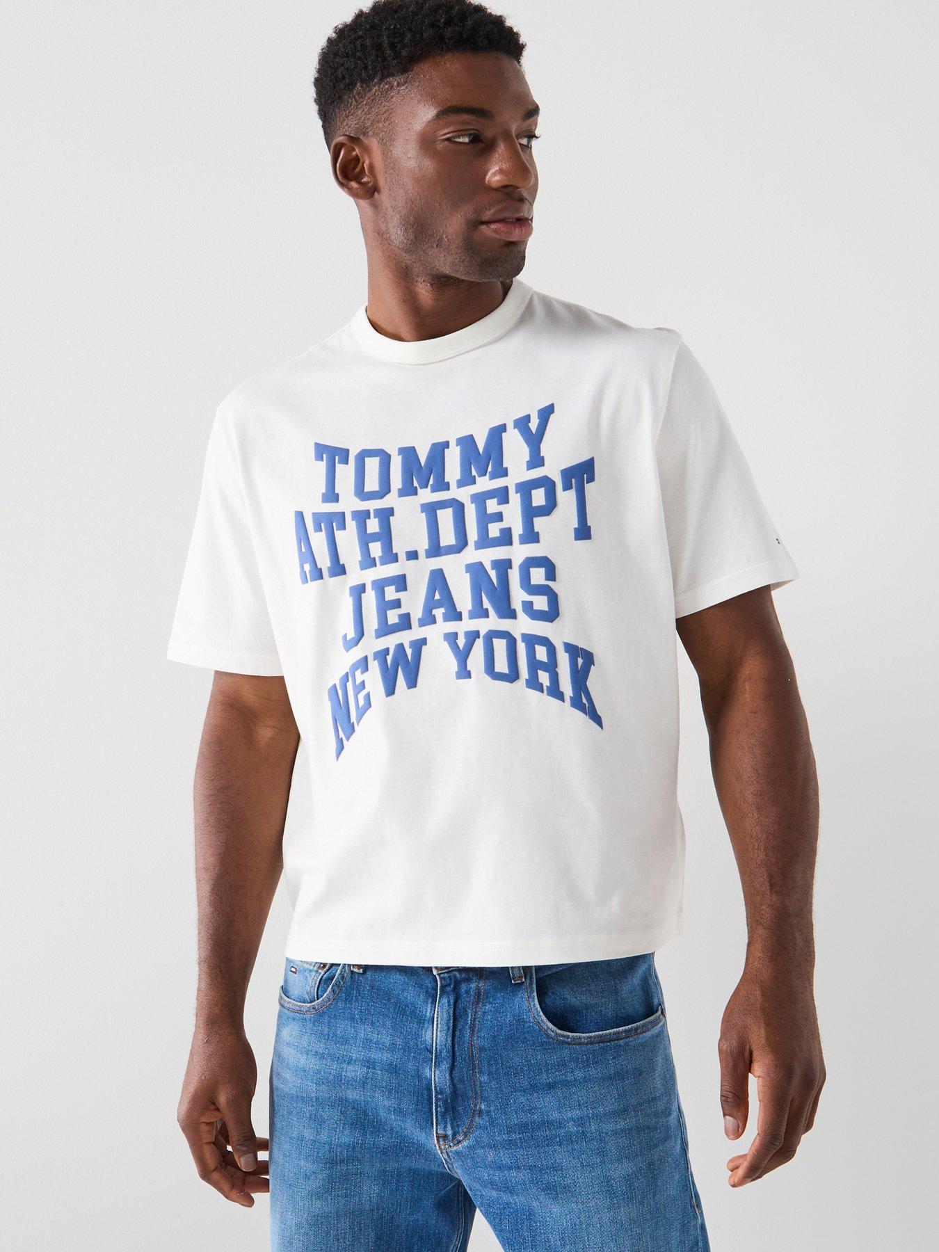 Tommy Jeans 90S Boxy Fit Varsity T-Shirt - White