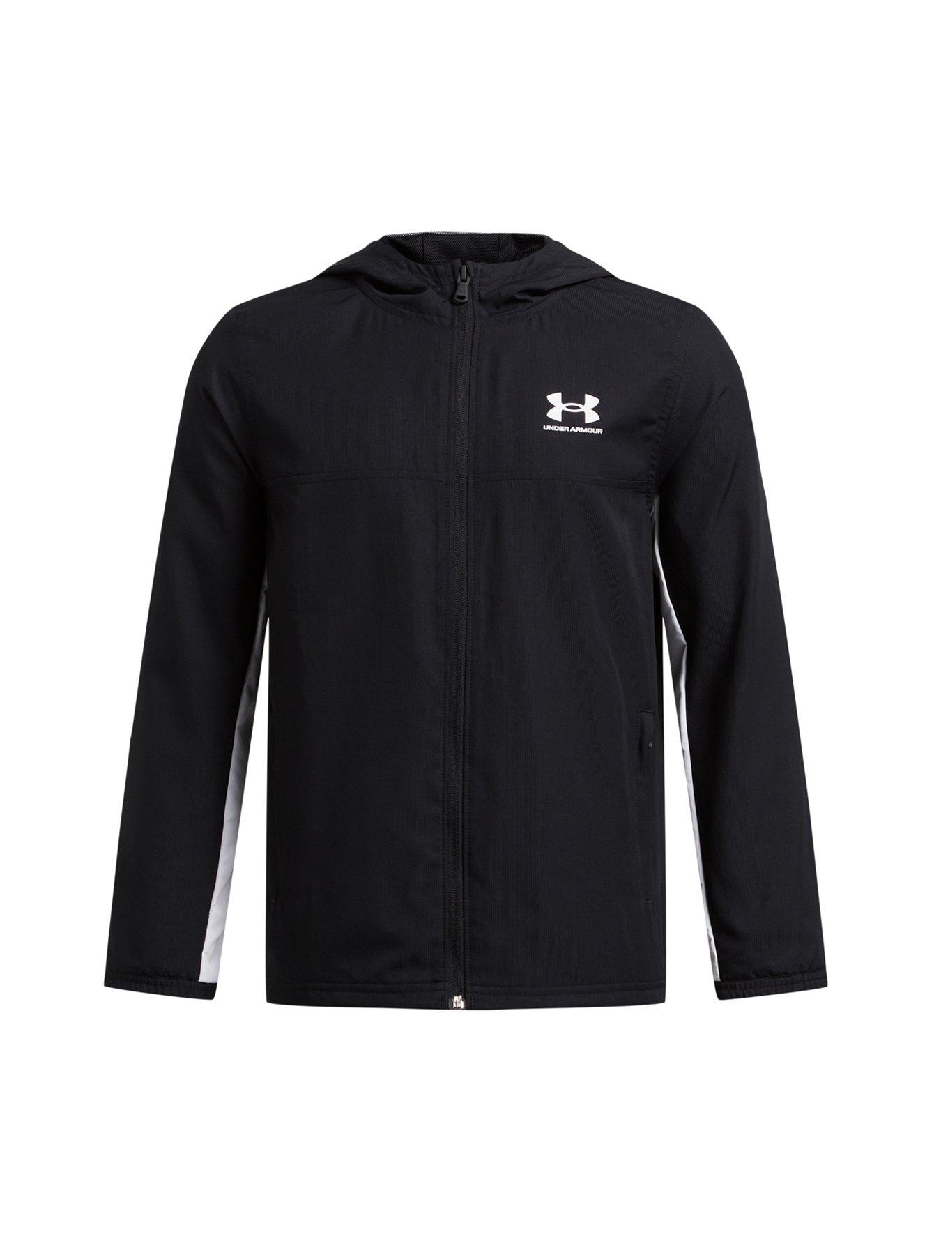 Image 6 of 6 of UNDER ARMOUR Junior Boys Training Rival Woven Jacket - Black