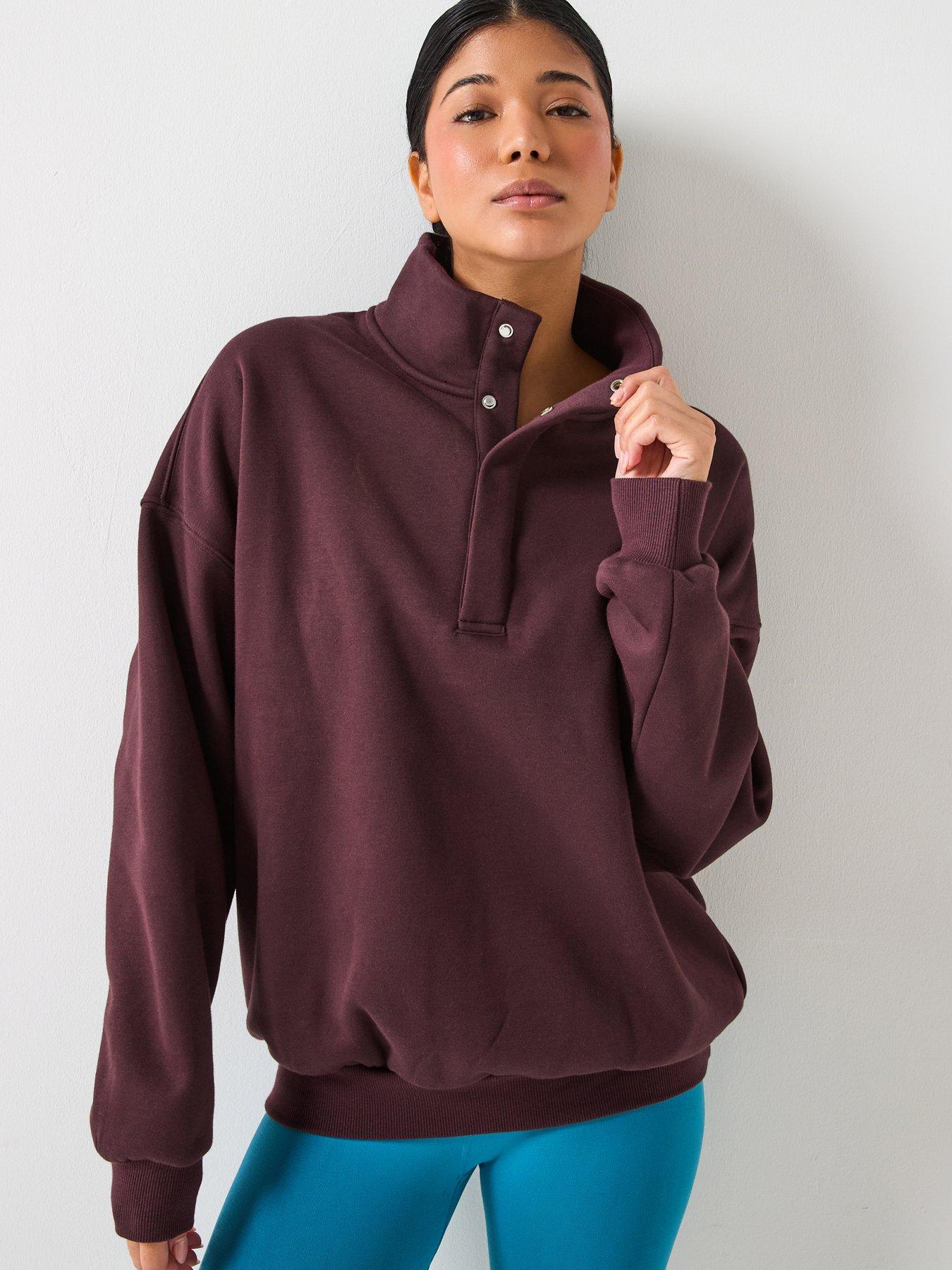 gym-coffee-womens-training-sierra-snap-collar-brown