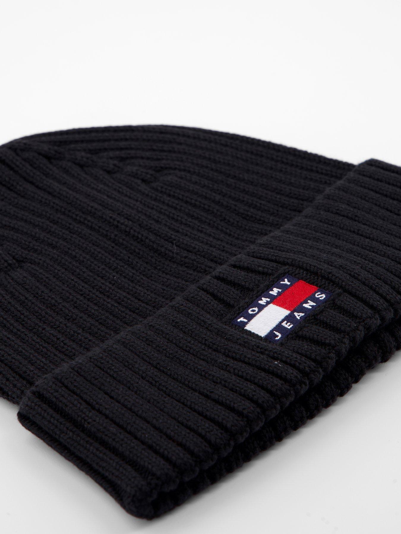tommy-jeans-tjm-heritage-core-beanie-hat-blackdetail