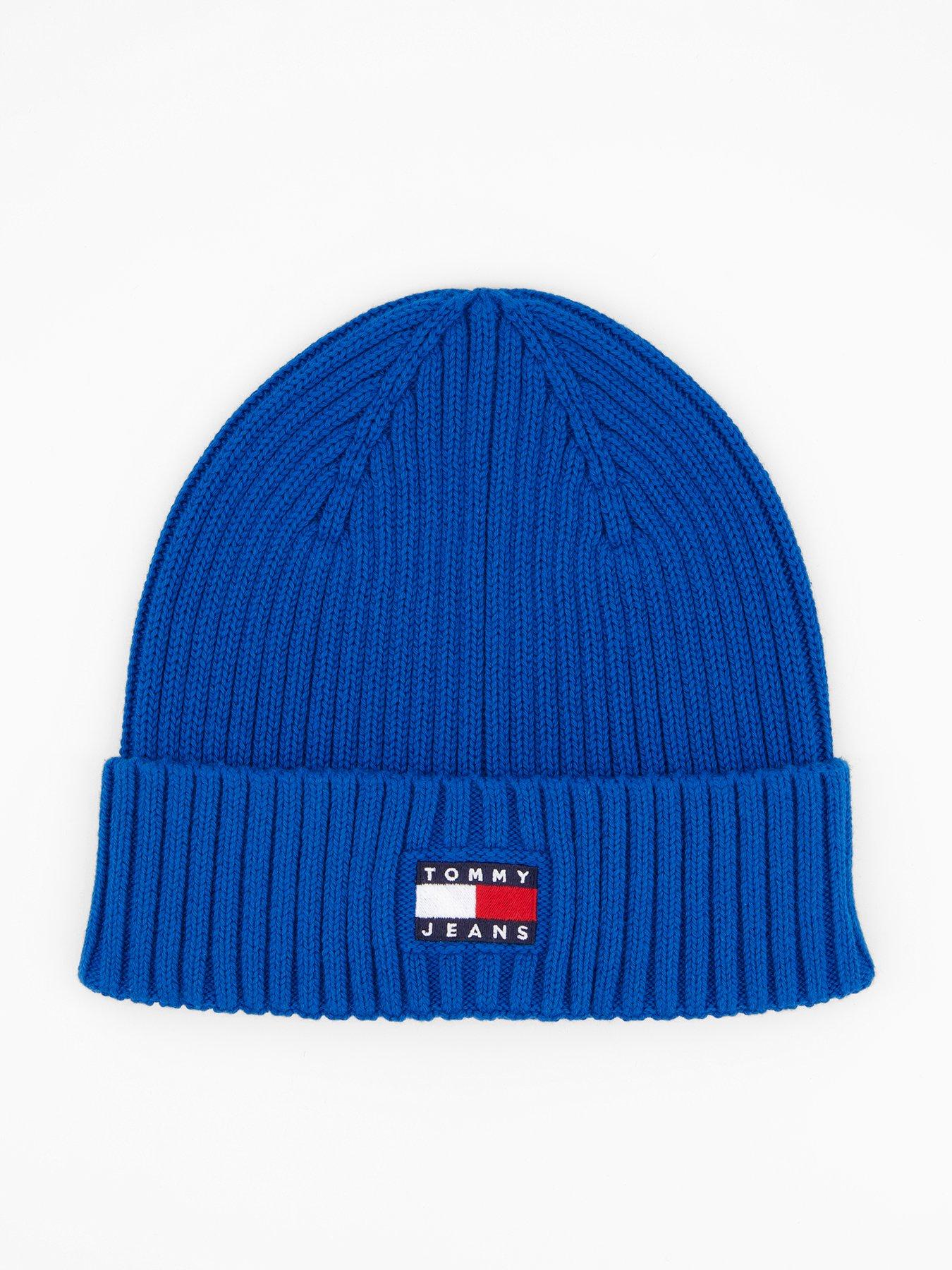 tommy-jeans-tjm-heritage-core-beanie-hat-bright-bluefront