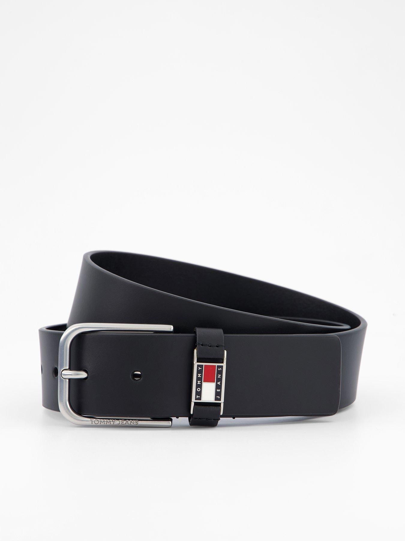 Tommy Jeans Tjm Scanton 40 Leather Belt - Black