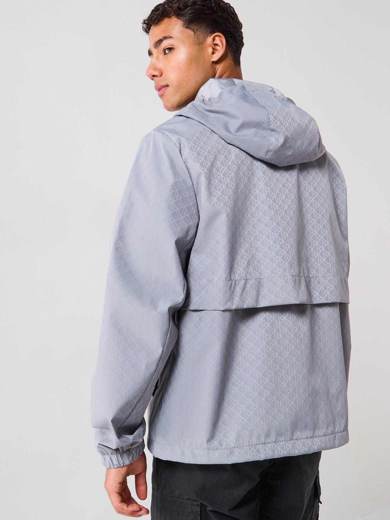 calvin-klein-jeans-all-over-print-monochrome-windbreaker-jacket-greystillFront