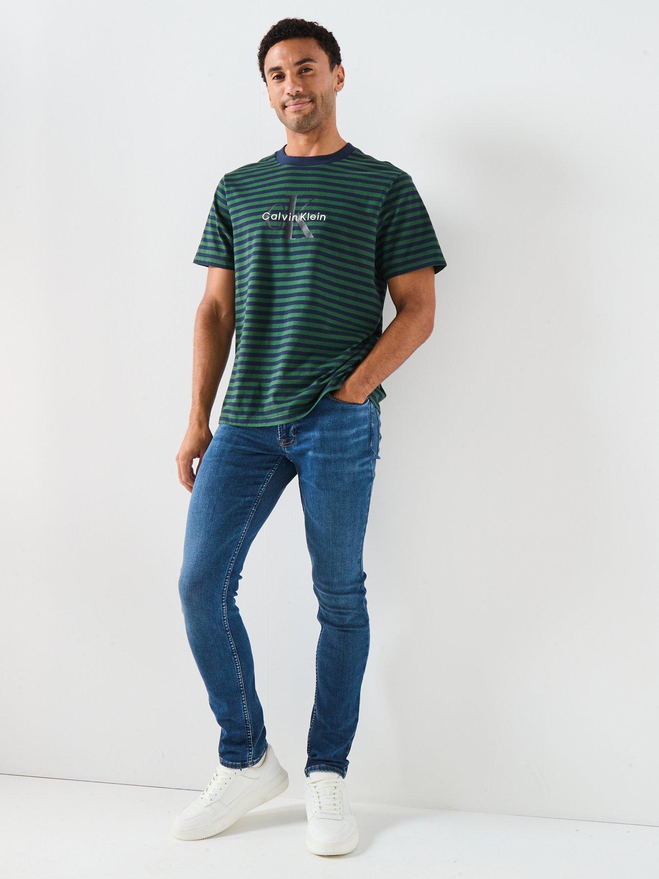 calvin-klein-jeans-large-monogram-stripe-t-shirt-greenback