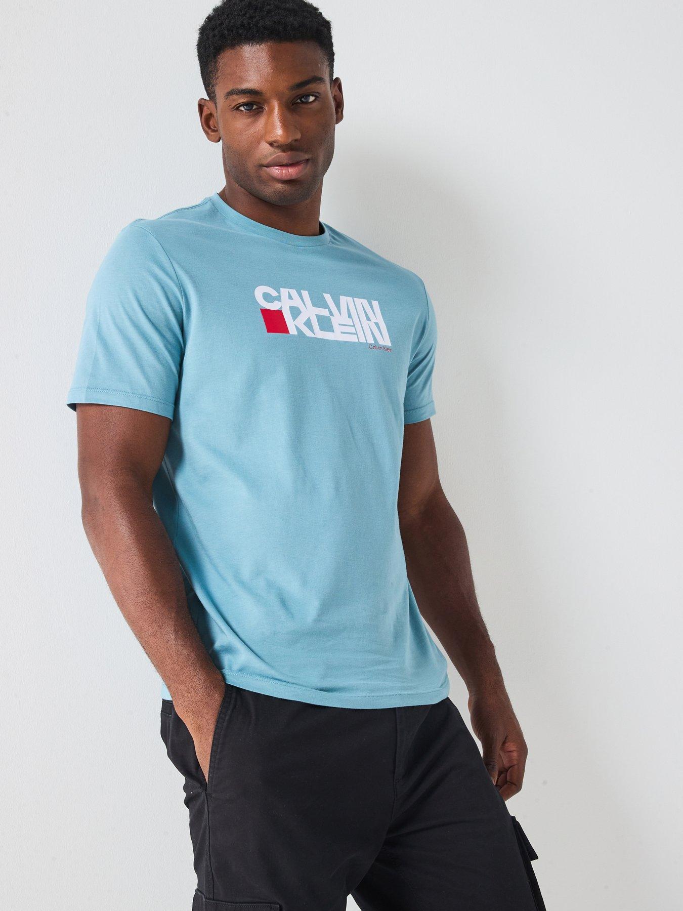 Calvin Klein Jeans Redbox Graphic T-Shirts - Blue