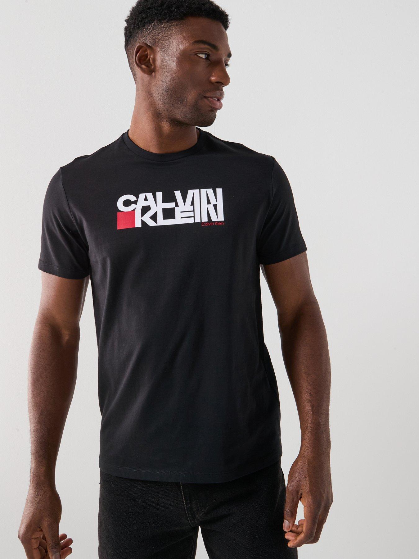 Image 1 of 4 of Calvin Klein Jeans Redbox Graphic T-Shirts - Black